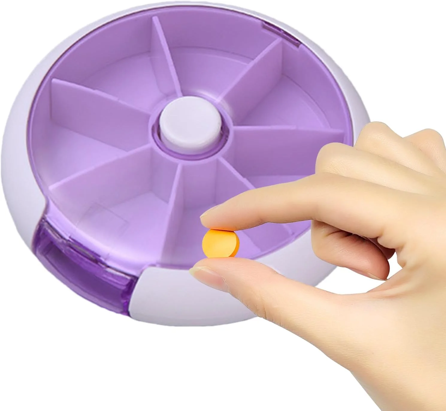 Cute 7-Day Pill Box Dispenser – Portable 7-Grid Medicine Organizer (1 Pc) - Image 8