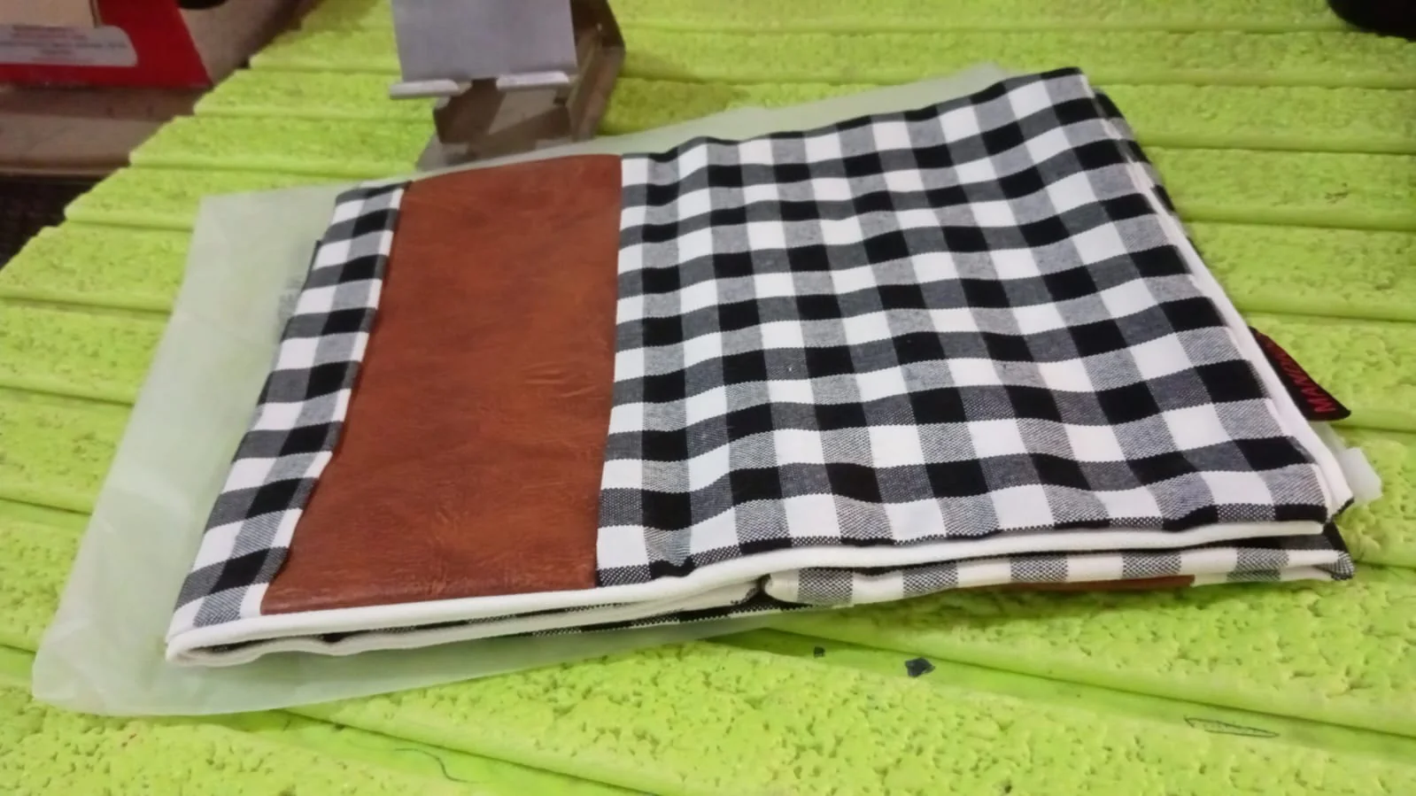 Pillow Covers, Leather & Cotton Cushion Covers (17 × 17 Inch / 1 Pair / 2 Pc) - Image 7