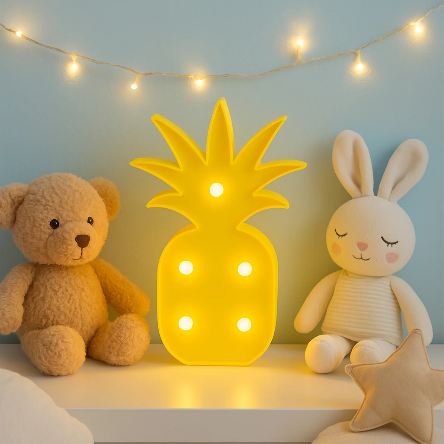 Pineapple Shaped LED Decorative Night Light (1 Pc) - Image 4
