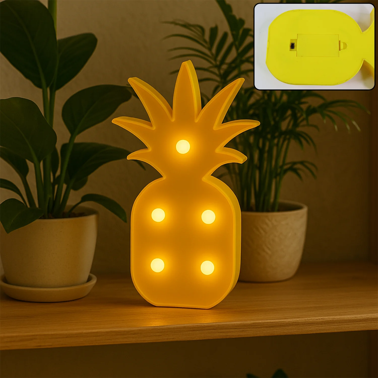 Pineapple Shaped LED Decorative Night Light (1 Pc) - Image 7