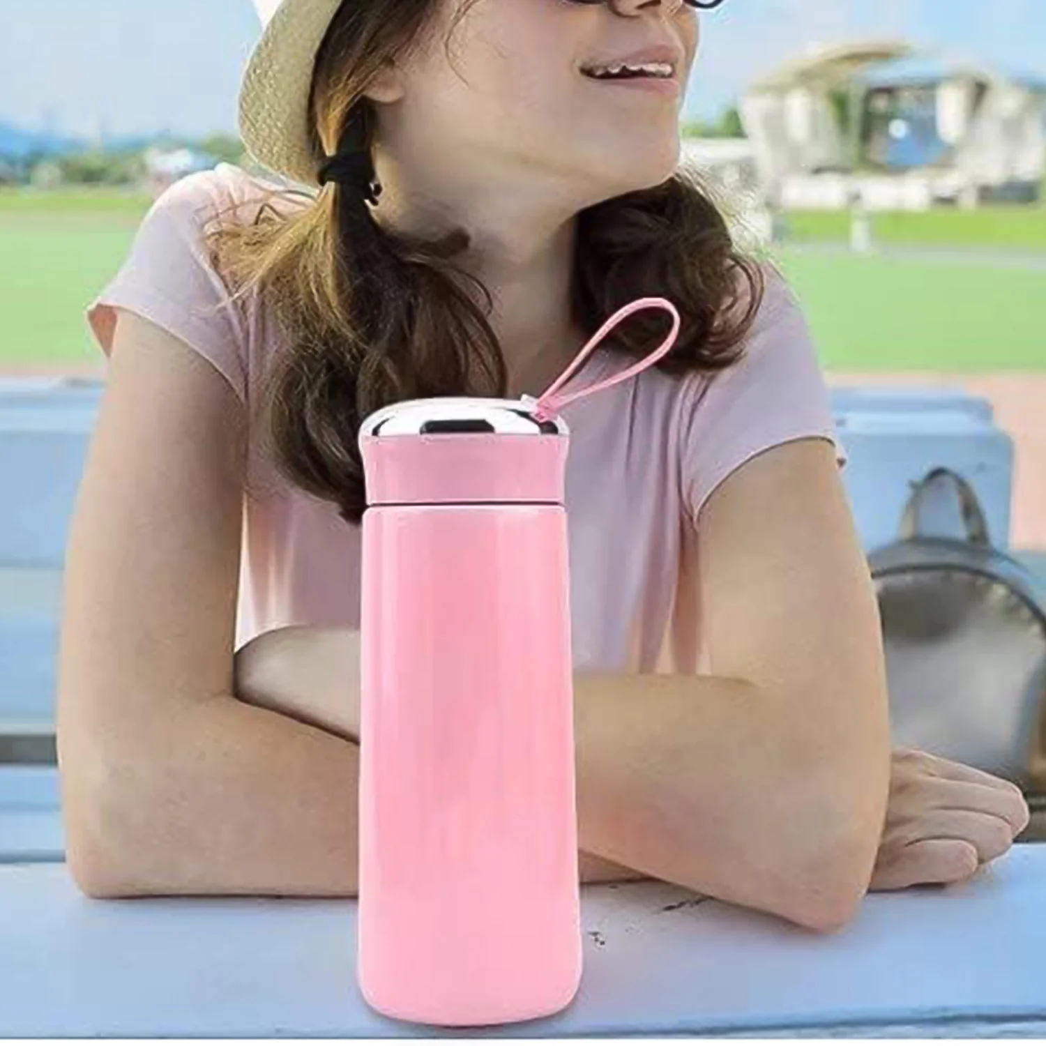 Water Bottle 400 ML Leak Proof Glass Bottle for Daily Water Intake  1 Pc - Image 7