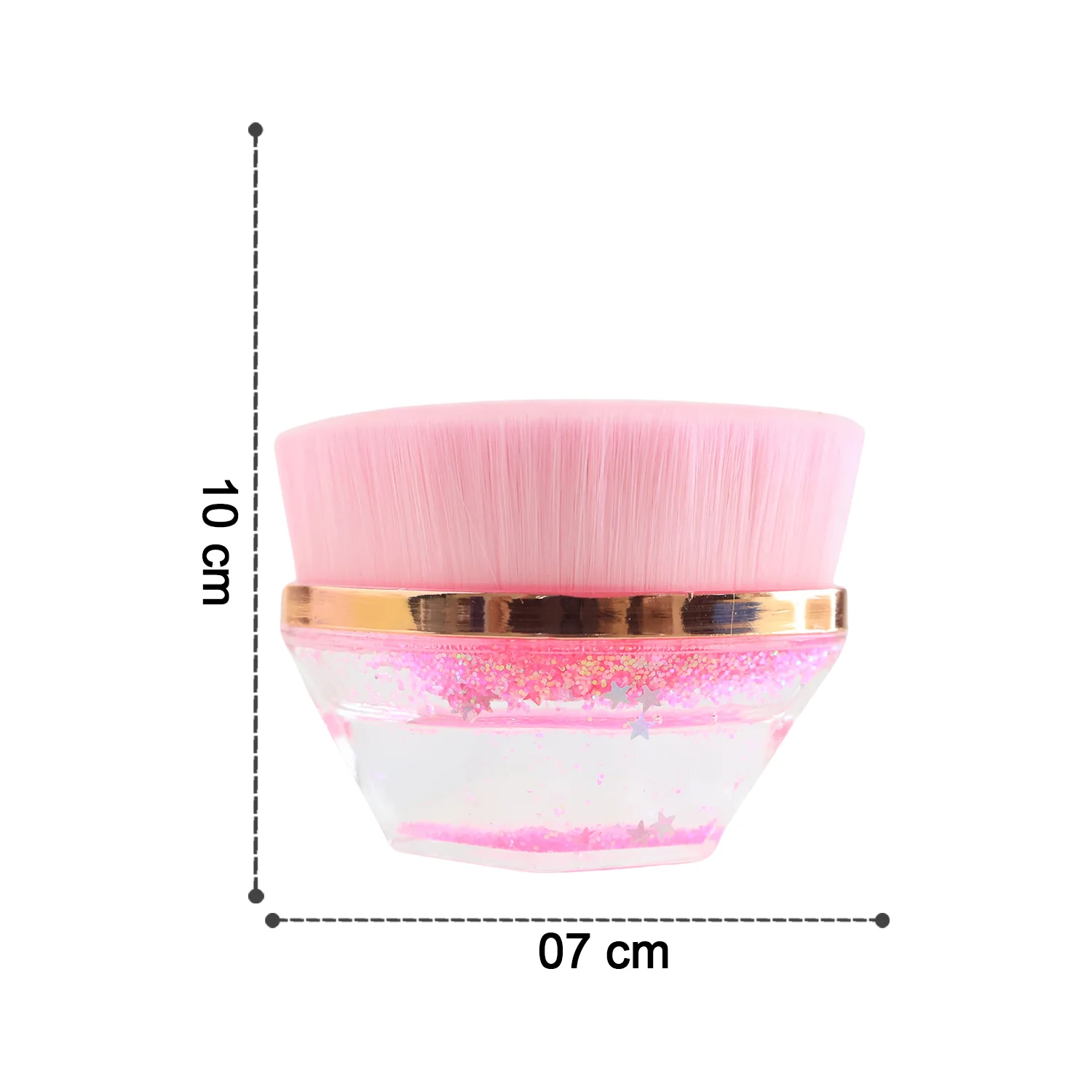 Glitter Cosmetic Brush with Starry Gel Base (1 Pc) - Image 4