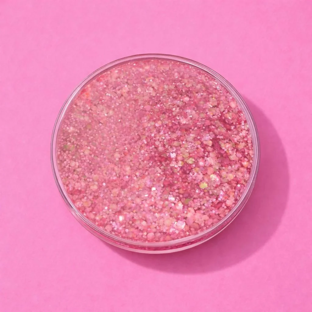 Pink Glitter Resin Cup Lid and Coaster Set for Mug Cover - Image 4
