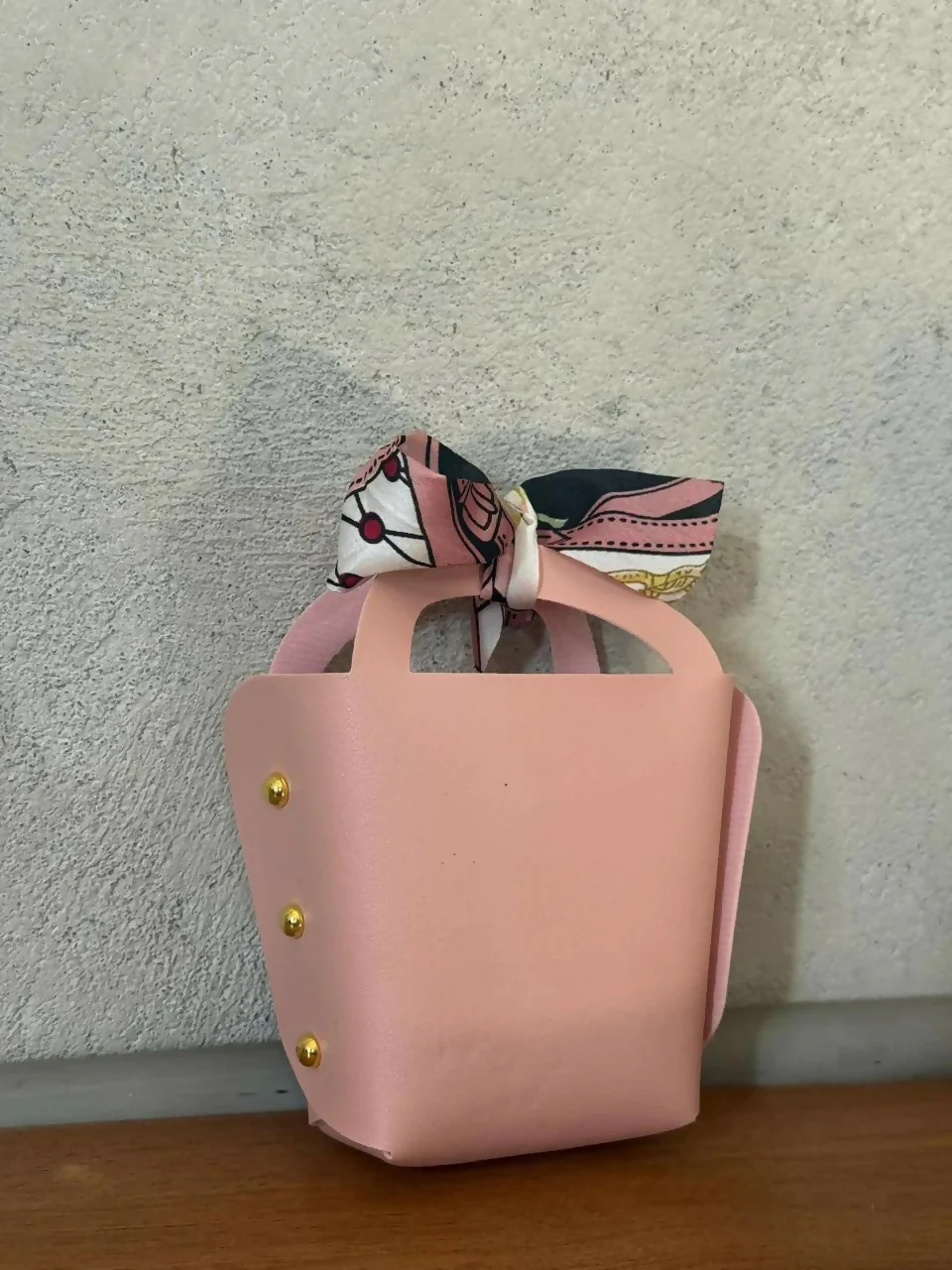 Pink Mini Handbag with Bow Small Cute Carry Purse for Kids - Image 6