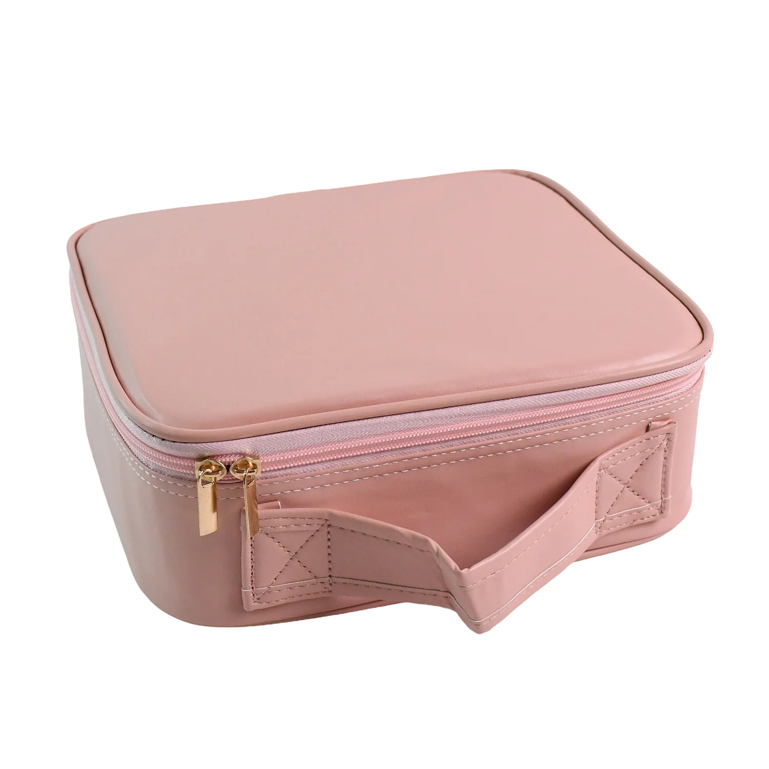Pink Premium LED Light Makeup Organizer Box (1 Pc) - Image 5
