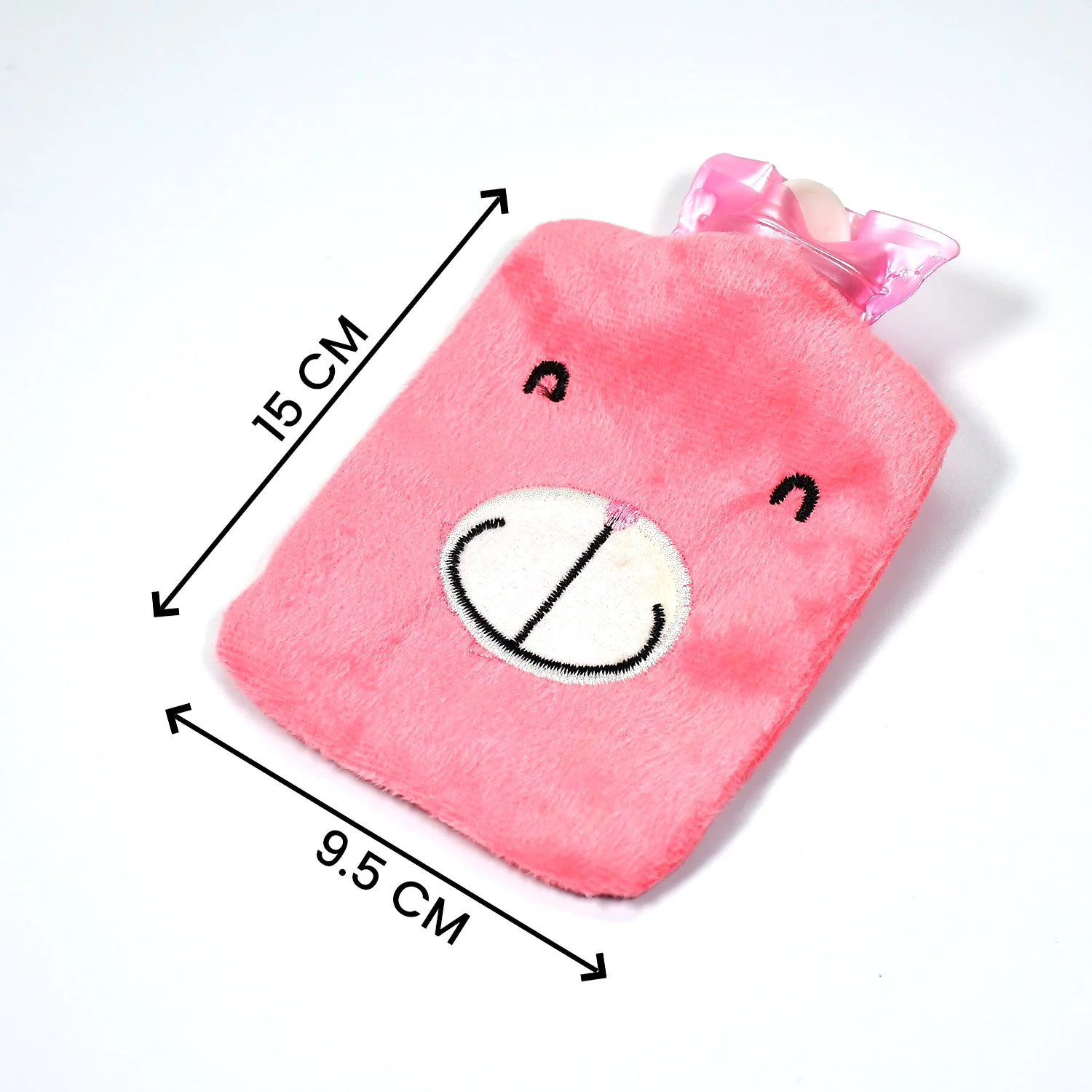 Pink Hot Water Bag with Cover Relief for Neck - Image 6