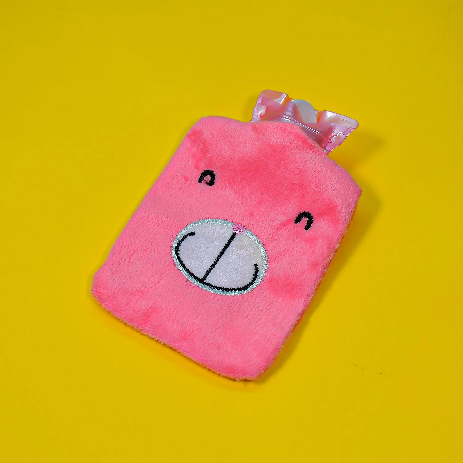 Pink Hot Water Bag with Cover Relief for Neck - Image 9