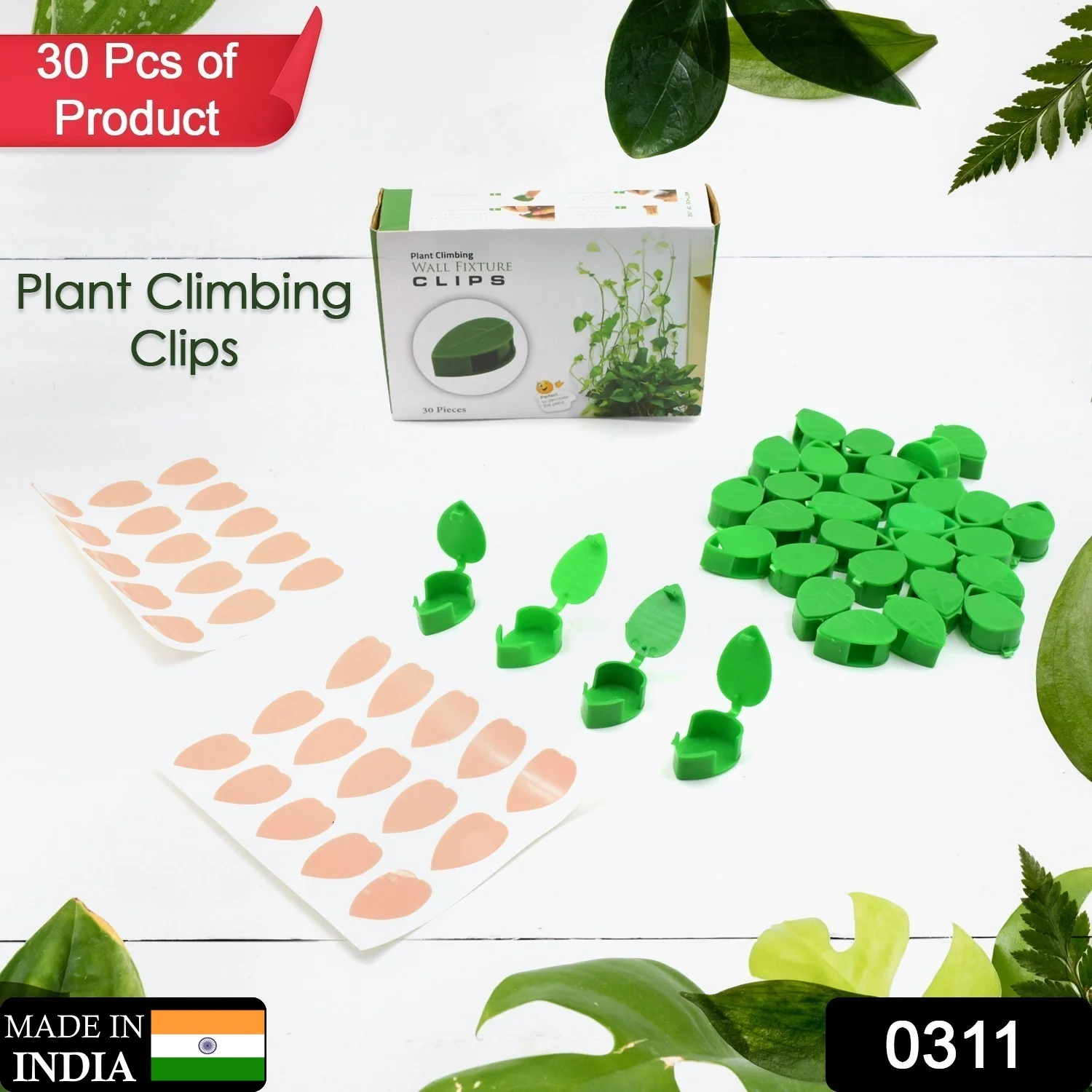 Plant Climbing Wall Fixture Clip (30 Pcs Set) - Image 2