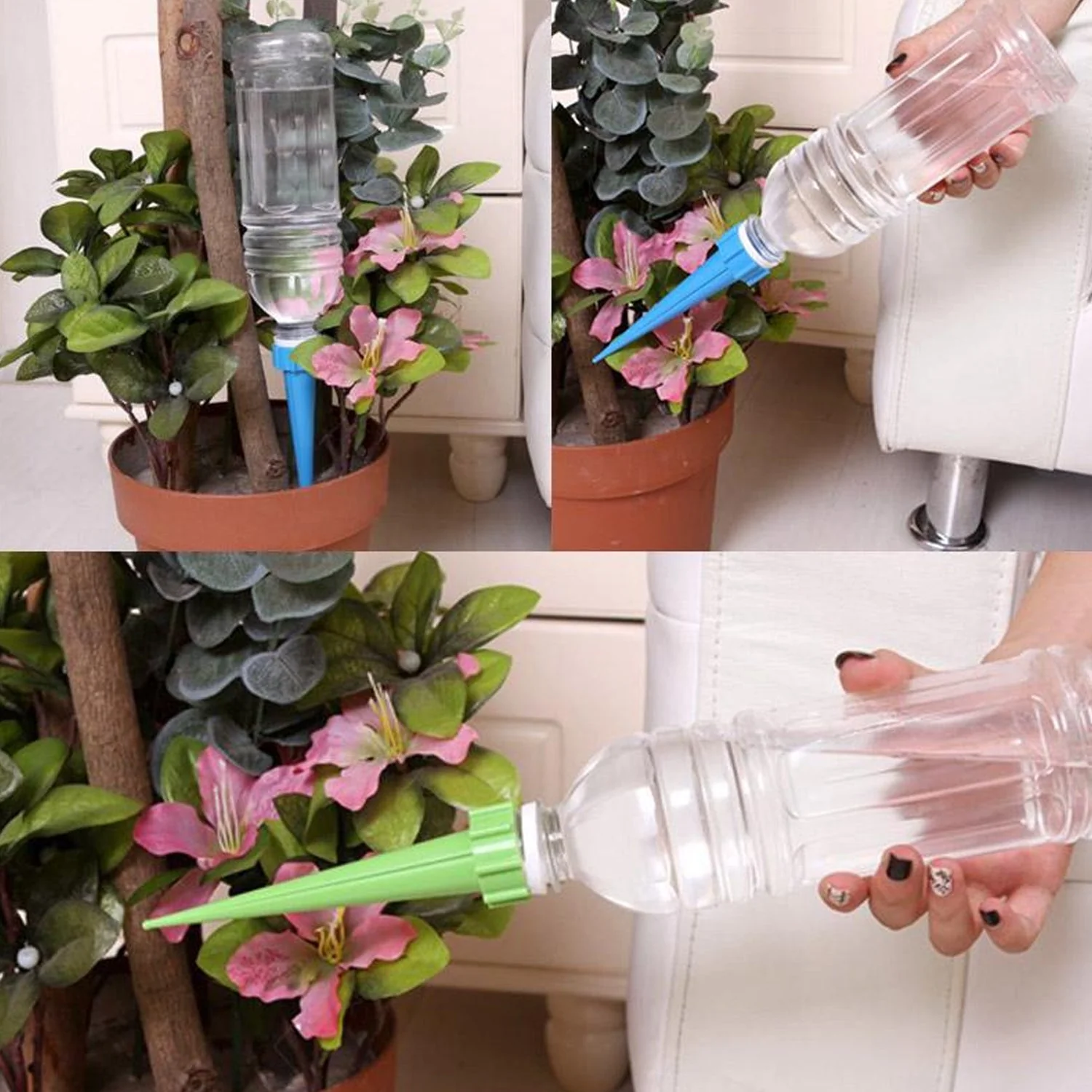 Plant Watering Spikes Sprinkler self Watering Spikes Water dripper for Plants - Image 4