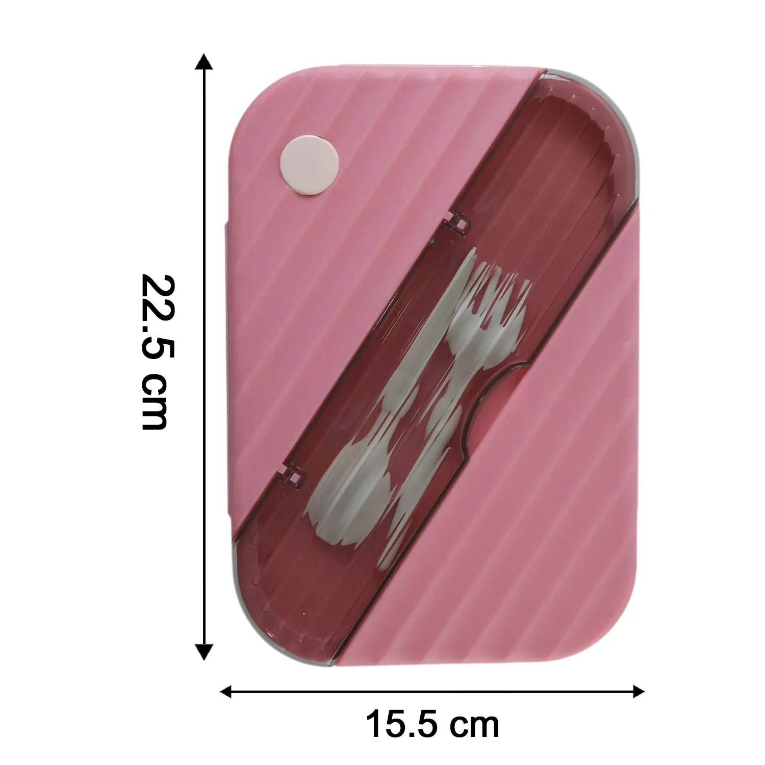 Plastic 3 Compartment Lunch Box for Kids - Image 6