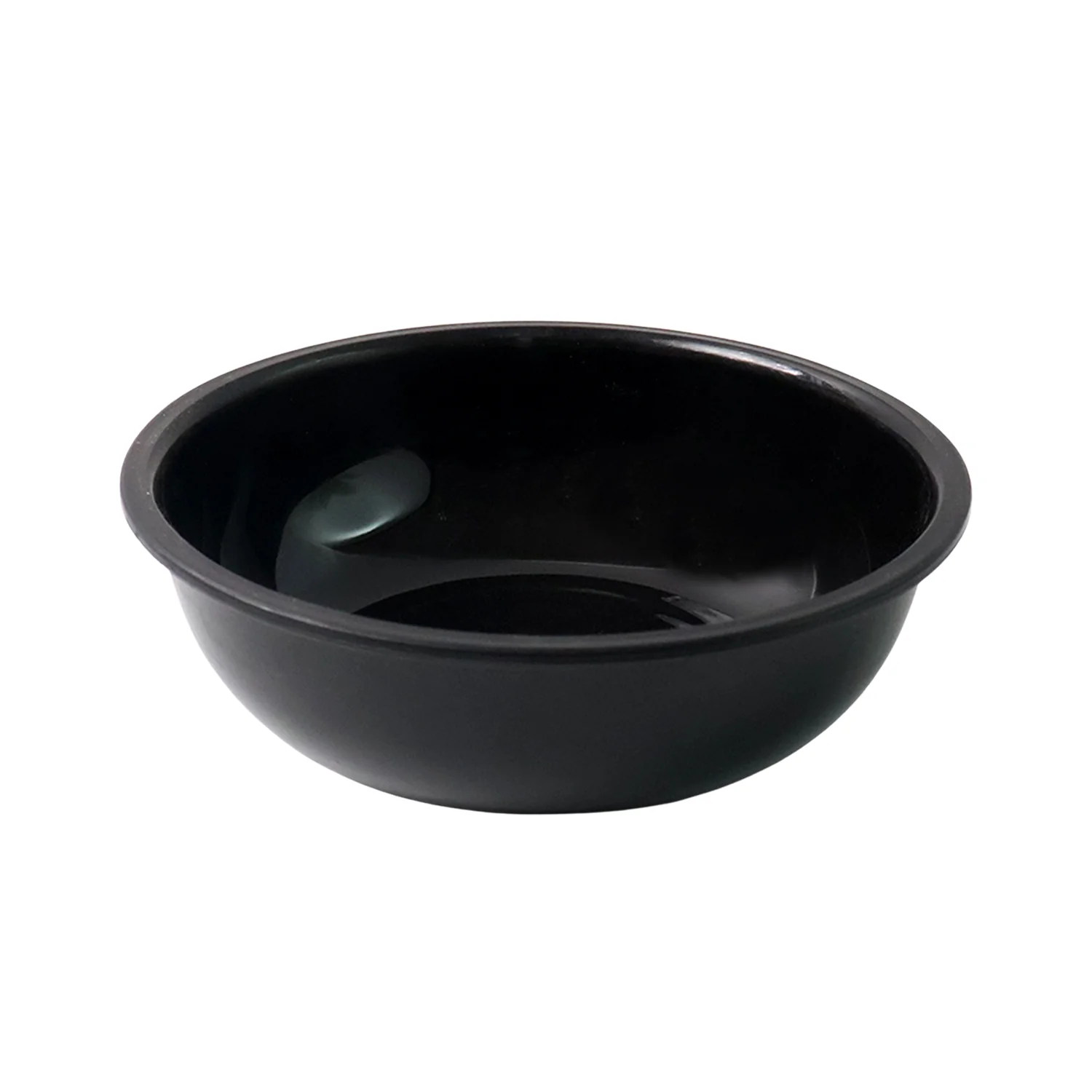 Plastic 6 Inch Black Round Deep Serving Bowl (1 Pc) - Image 5