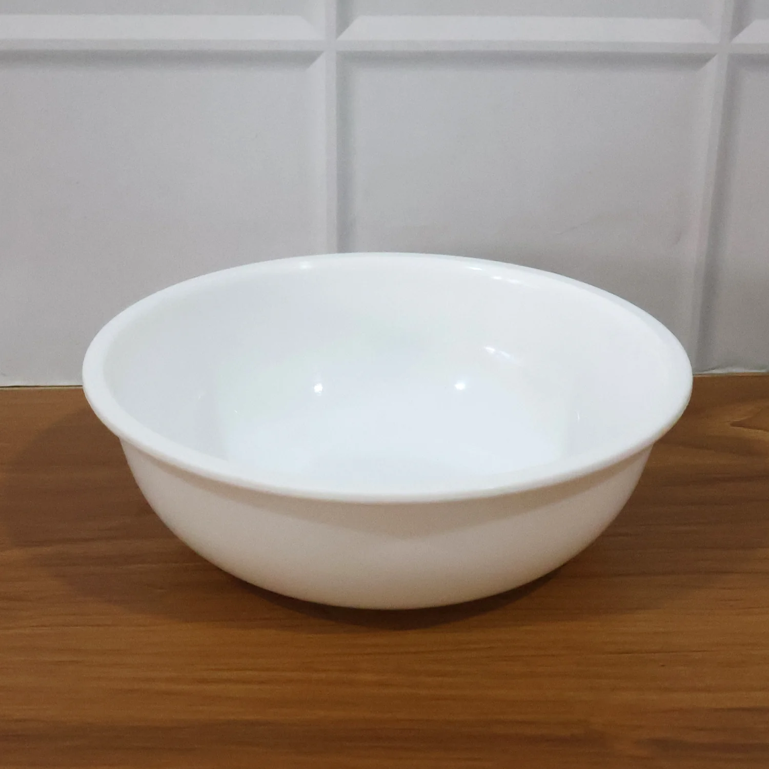 Plastic 6 Inch White Round Deep Serving Bowl (1 Pc) - Image 8