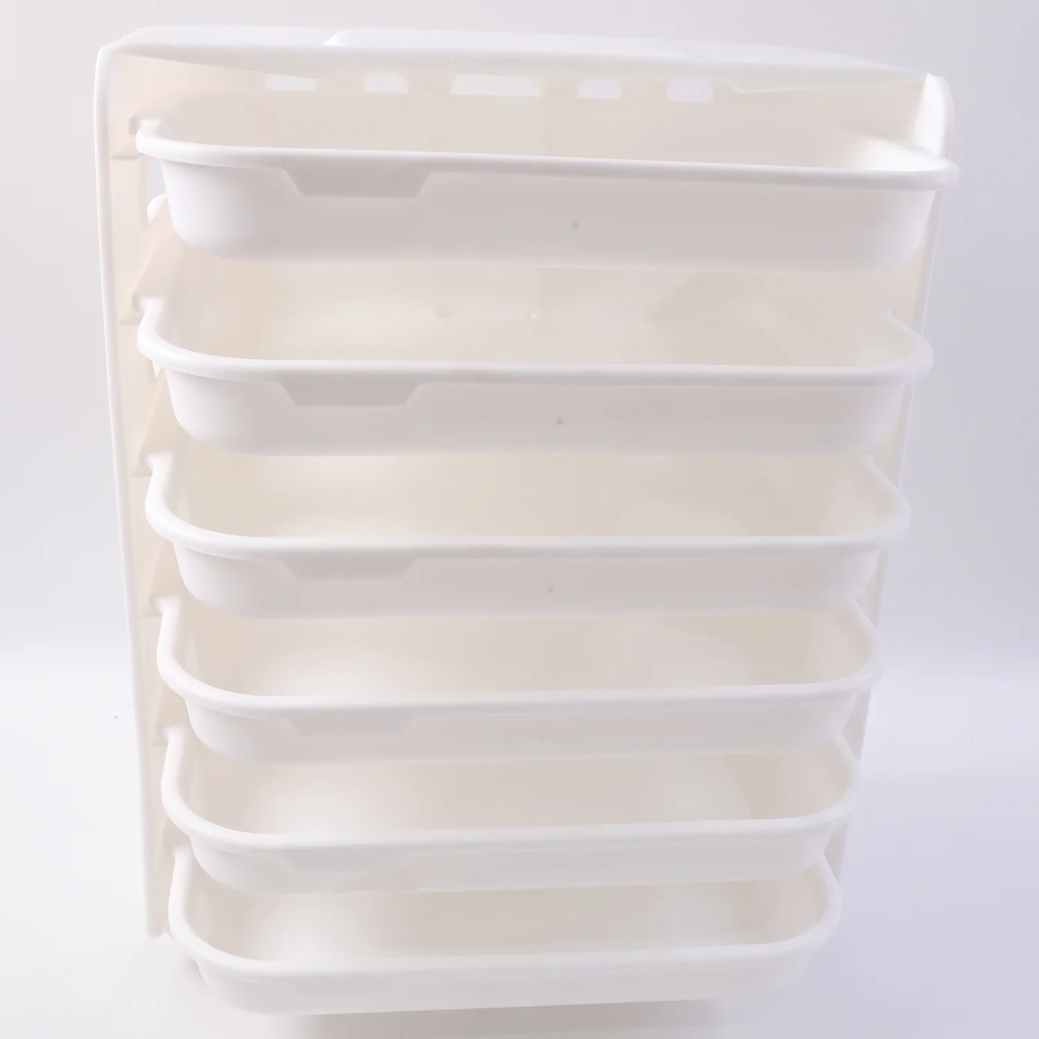 Wall Mount 6-Layer Food Storage Rack – Stackable, Space-Saving Organizer - Image 5