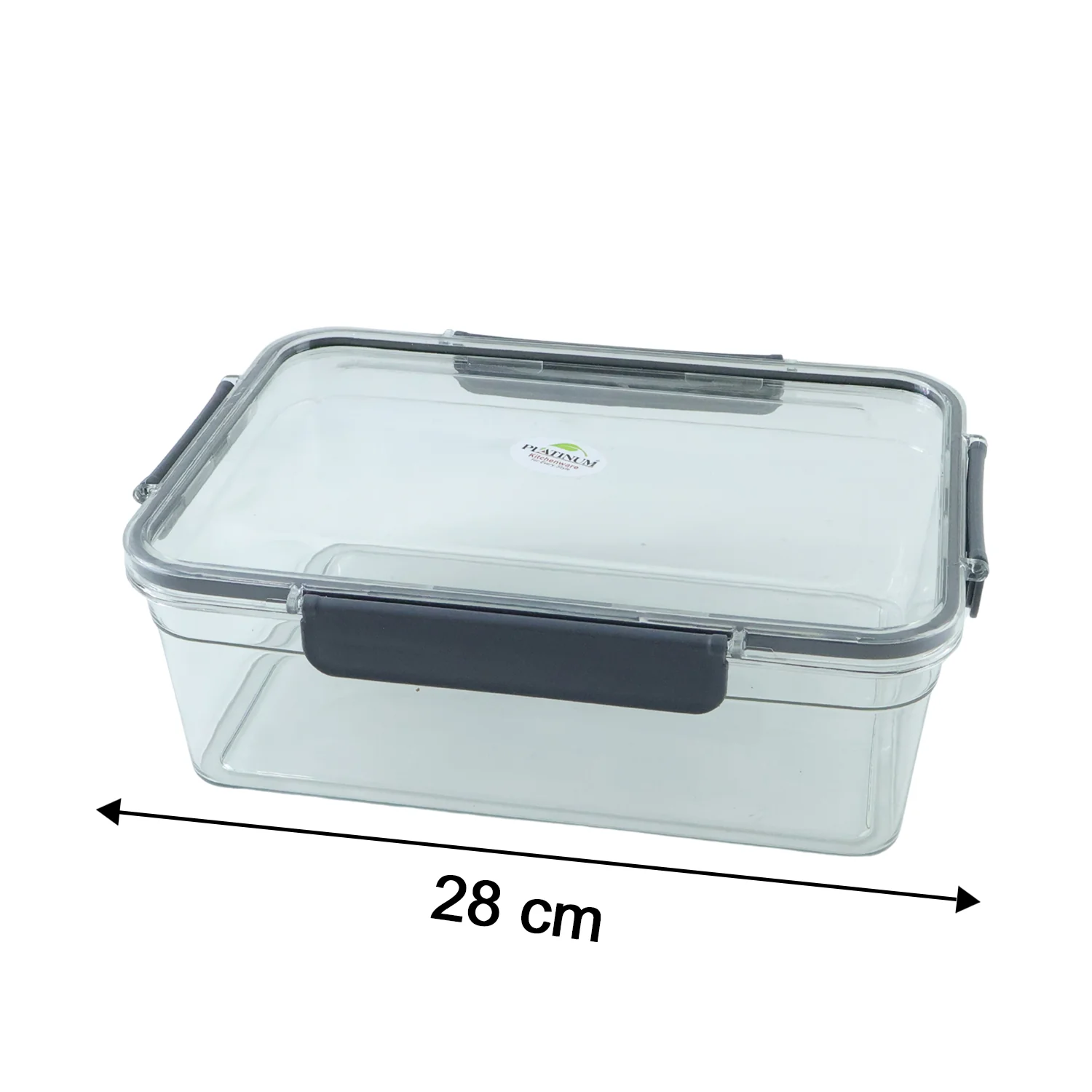 Plastic Airtight Food Storage Container Set(3 Pc, 750 ML, 1500 ML, 2800 ML) - Image 6