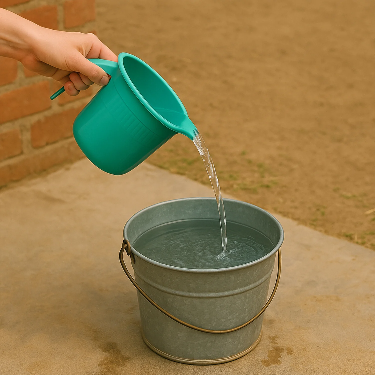 Plastic Bath Mug for Bathroom Use (1 Pc) - Image 3