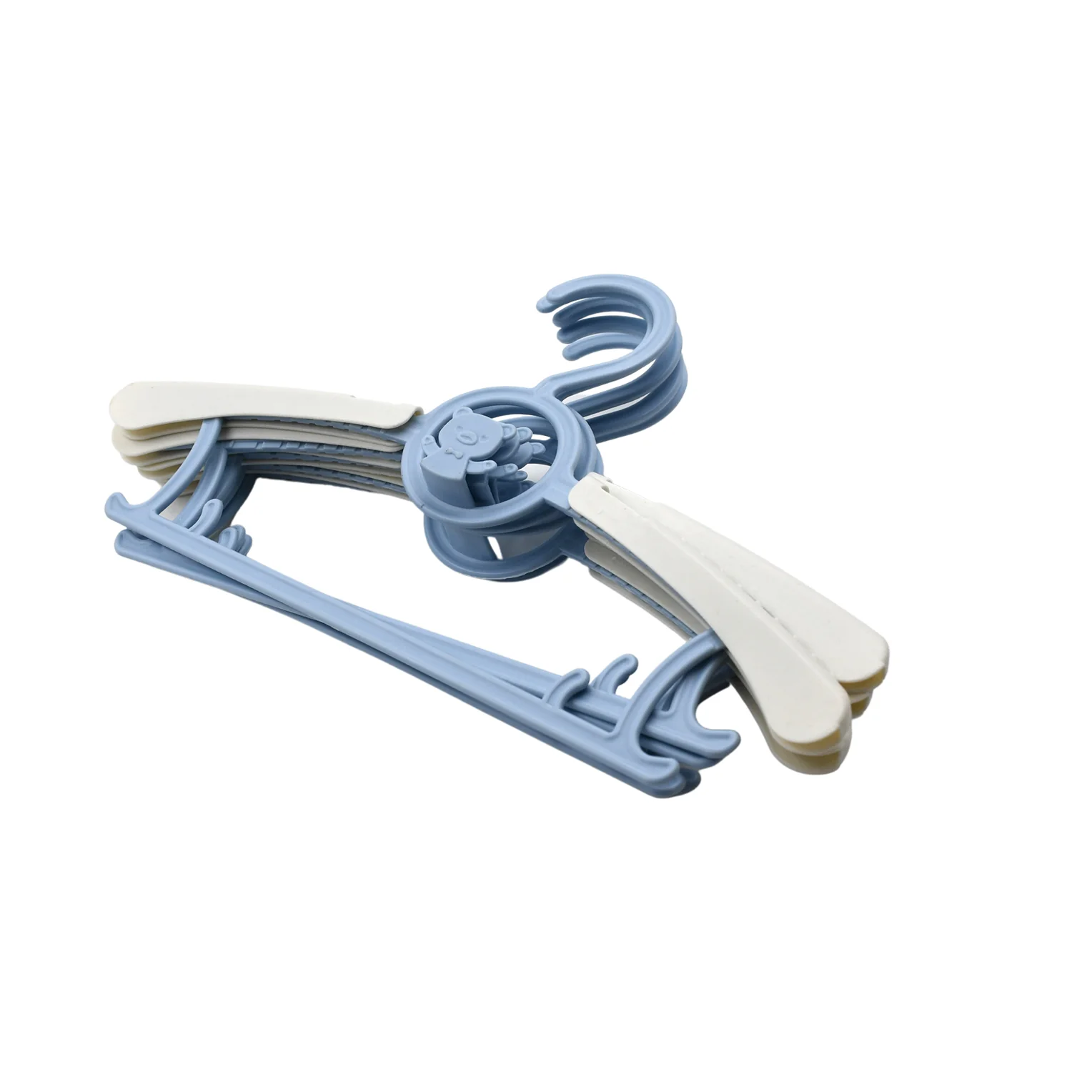 Large Adjustable Plastic Dress Hangers – Space-Saving & Lightweight (5 Pc) - Image 3