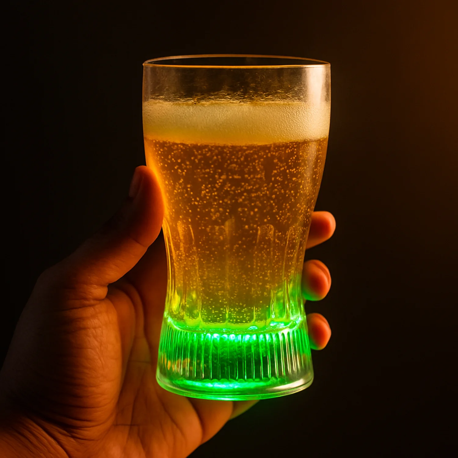 Plastic Fancy LED Light Glass 200 ML (1 Pc) - Image 4