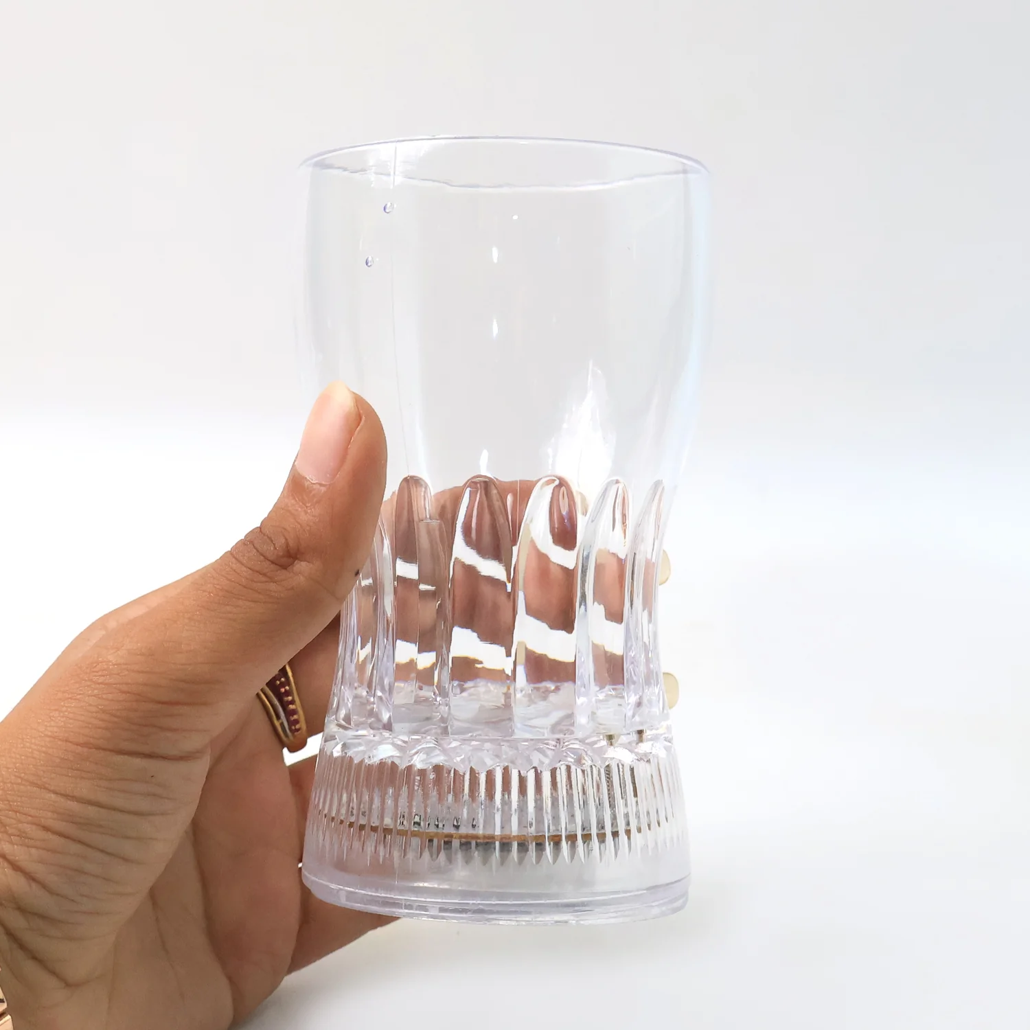 Plastic Fancy LED Light Glass 200 ML (1 Pc) - Image 6