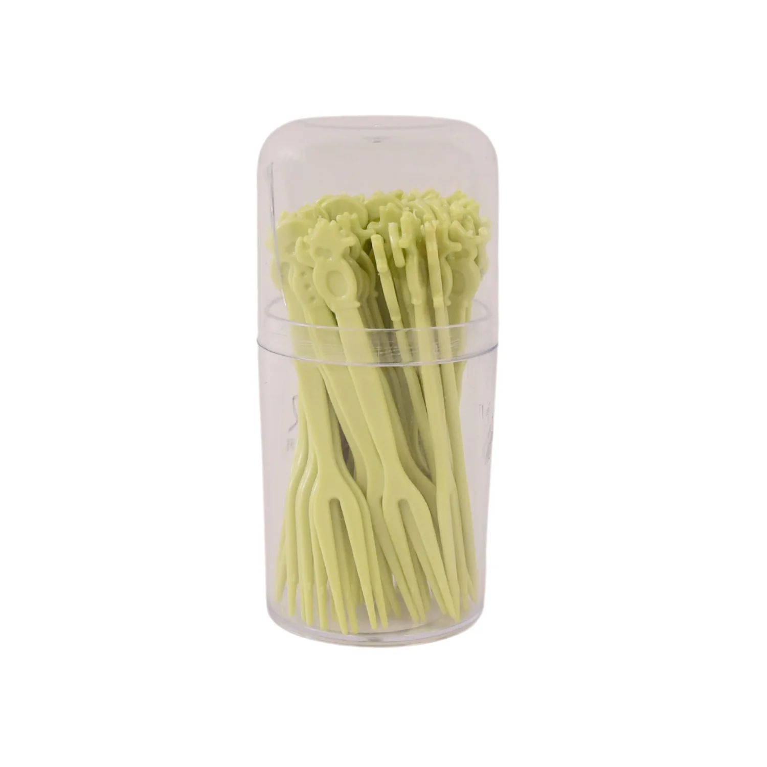 Plastic Fruit Forks Cake Dessert Forks Mini Forks (50 Pcs Set) - Image 5