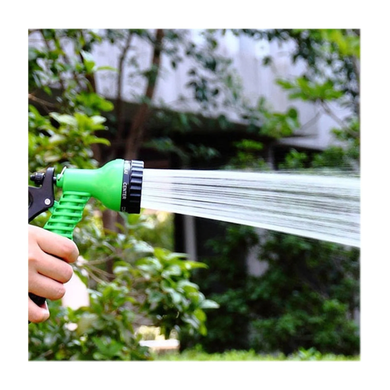 Plastic Garden Hose Nozzle Water Spray Gun Connector Tap Adapter Set - Image 7
