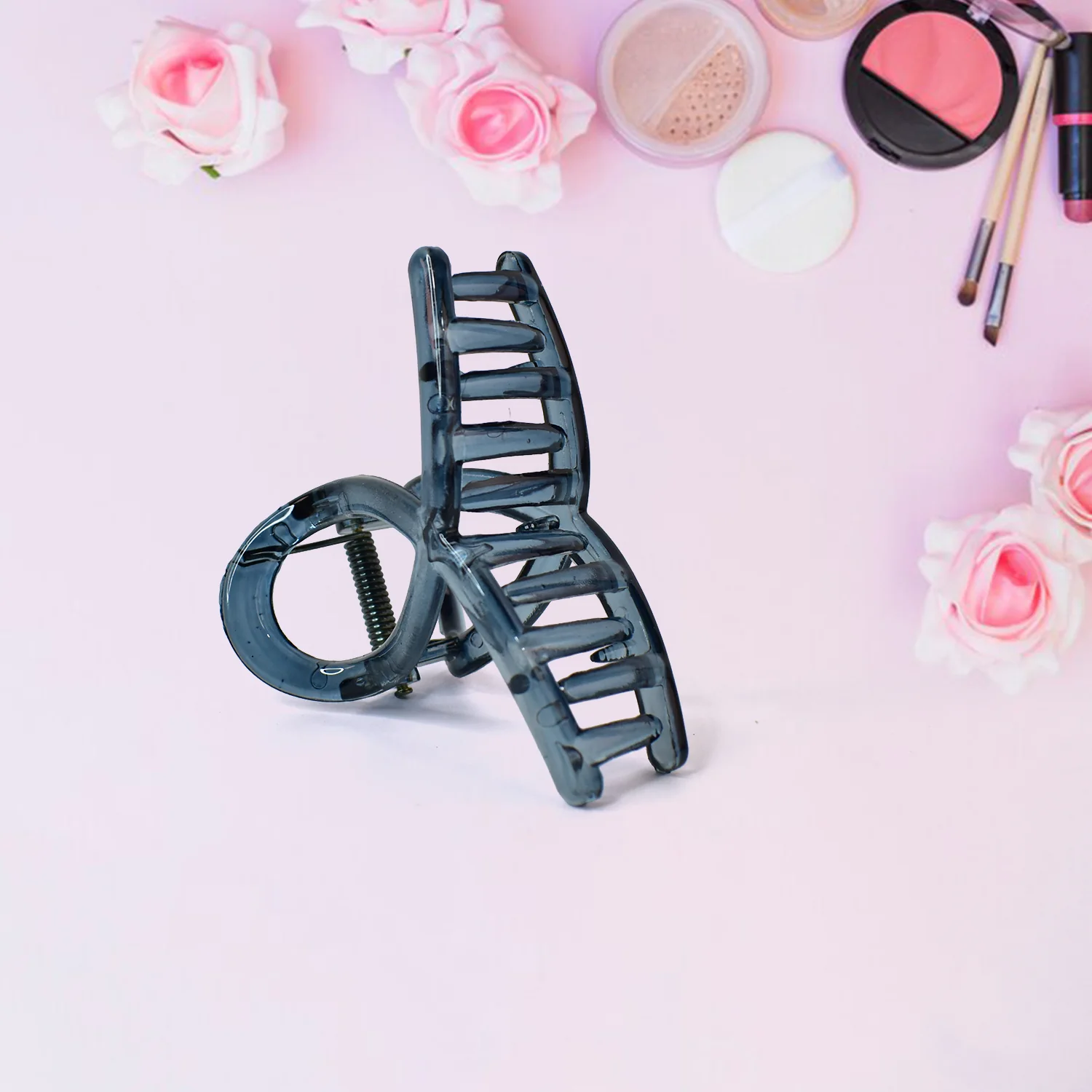 Plastic Hair Clamp Grip, Simple Matte Hair Barrette Clamp (1 Pc) - Image 3