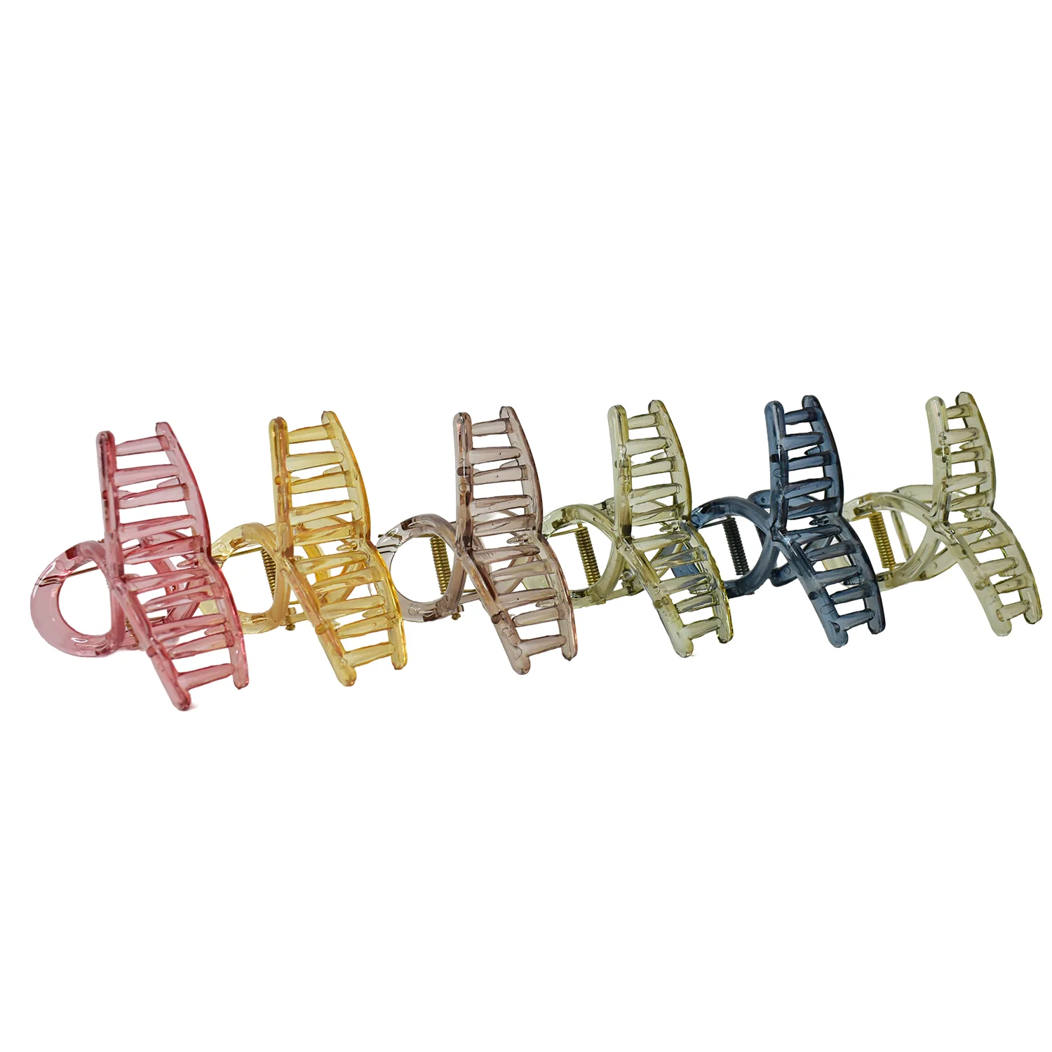 Plastic Hair Clamp Grip, Simple Matte Hair Barrette Clamp (1 Pc) - Image 5