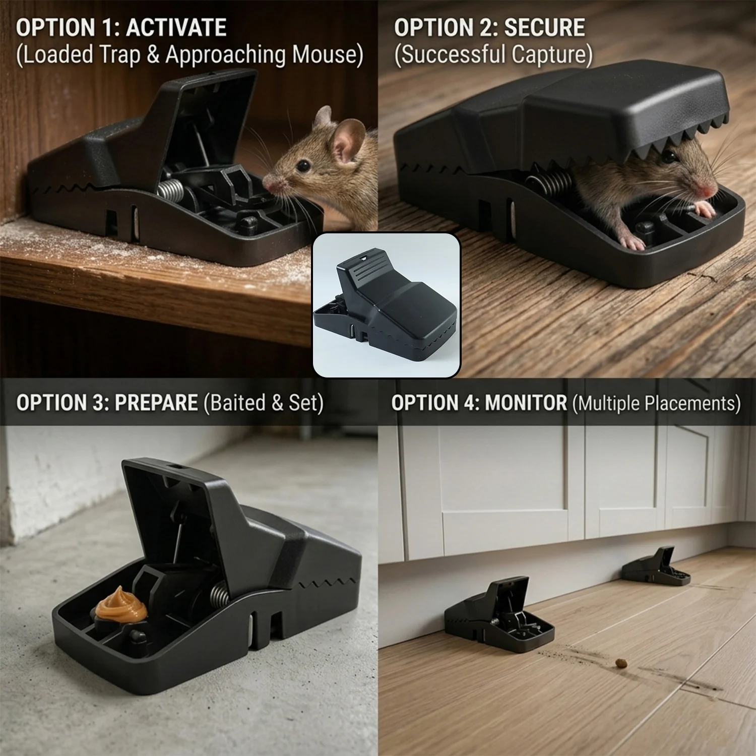 Plastic Heavy Duty Big Mouse Trap (1 Pc) - Image 8