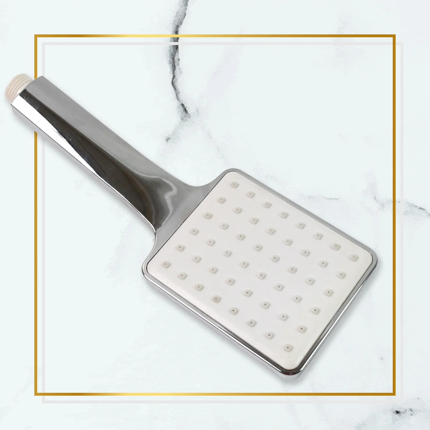 Plastic High Pressure Handheld Shower Head (1 Pc / Mix Design & Size) - Image 3