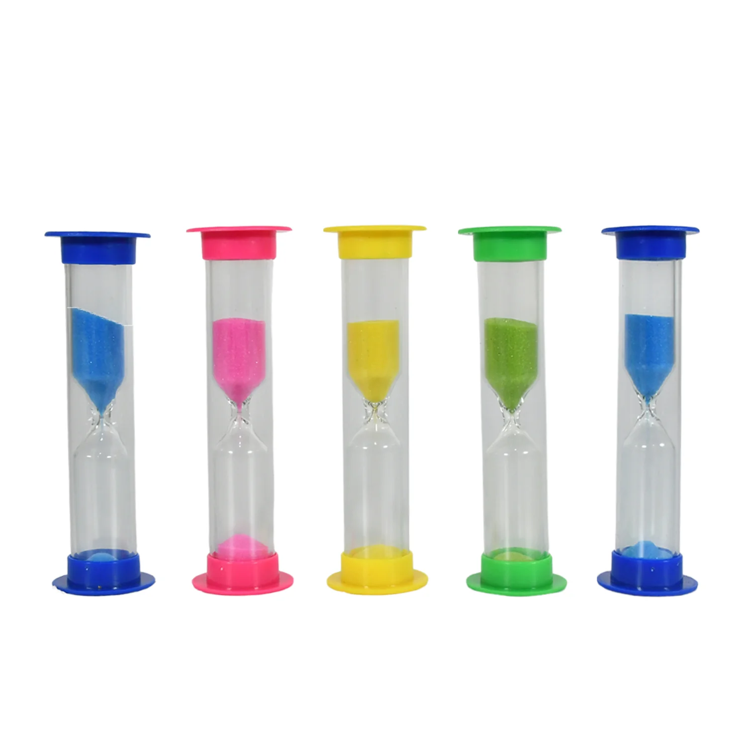 Plastic Hourglass Sand Timer Set – 3-Min Sand Clock for Kitchen, Office & Kids (5 Pc) - Image 5