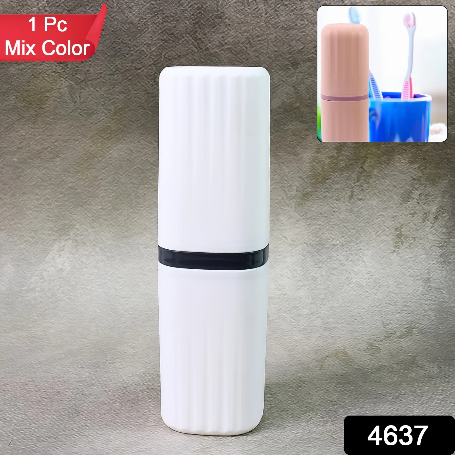 Plastic Hygienic Toothbrush Travel Portable Case - Image 2