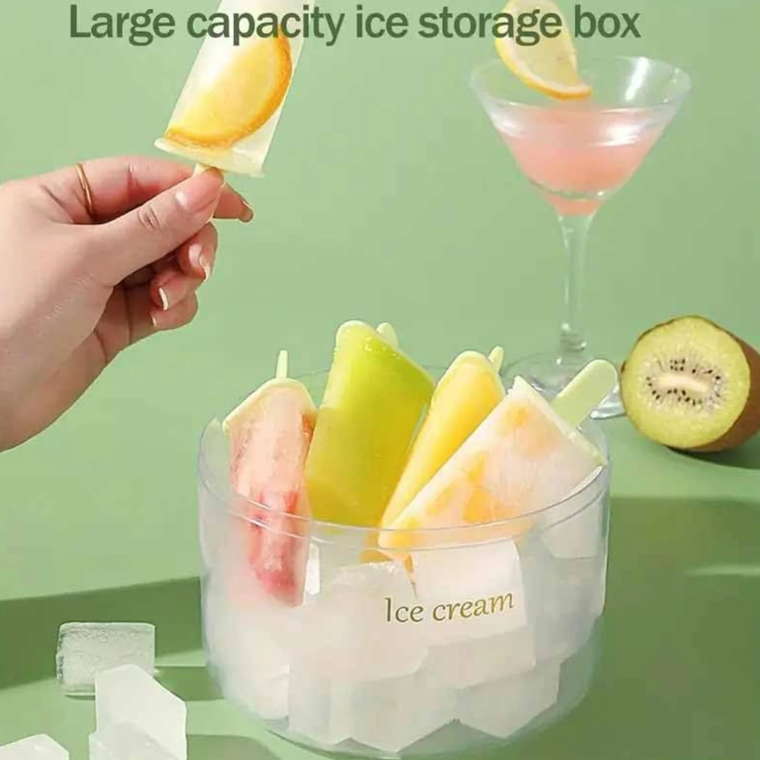 Plastic Ice Candy Maker 8 Mold Set - Image 4