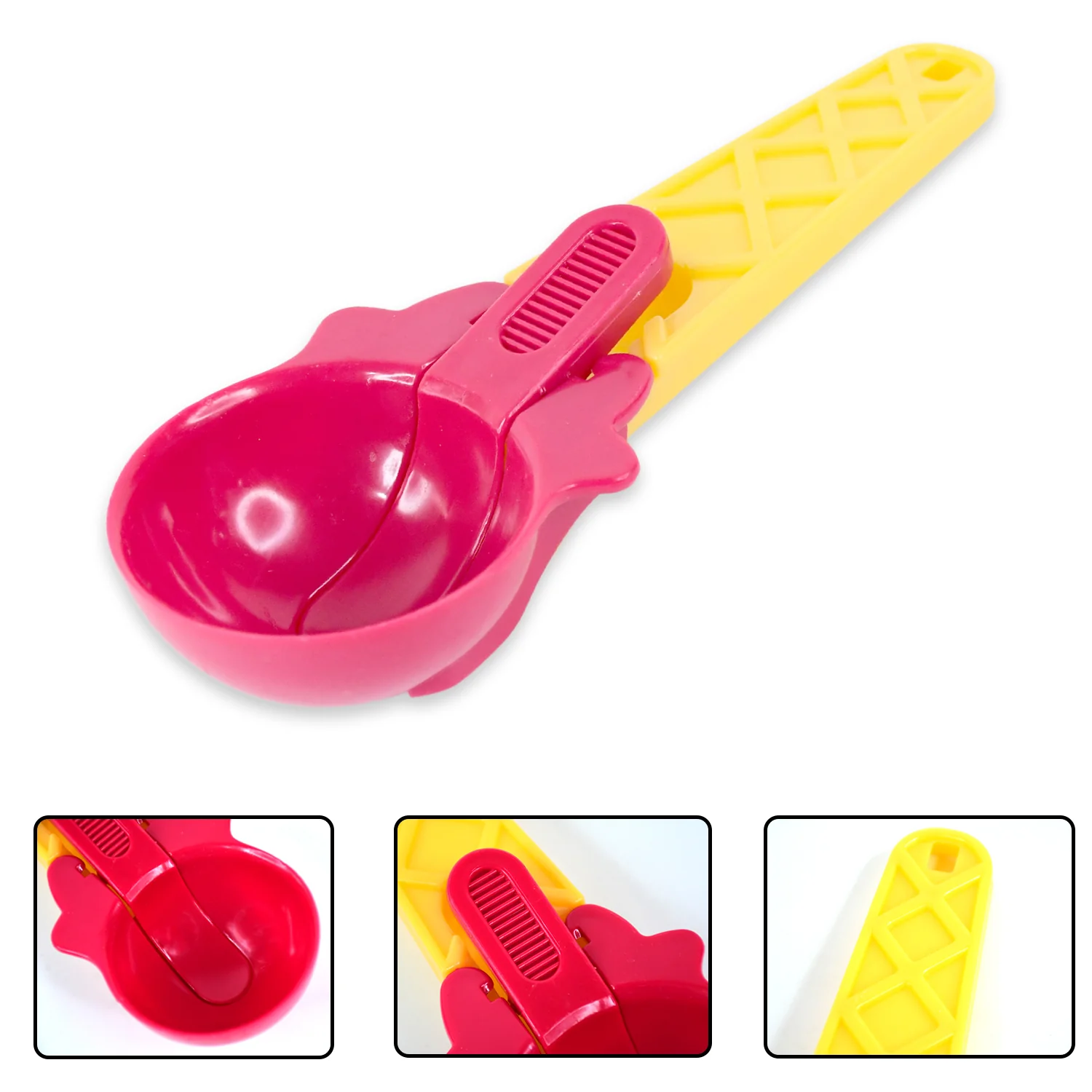 1-Piece Plastic Ice Cream & Watermelon Scooper with Trigger Dipper - Image 7