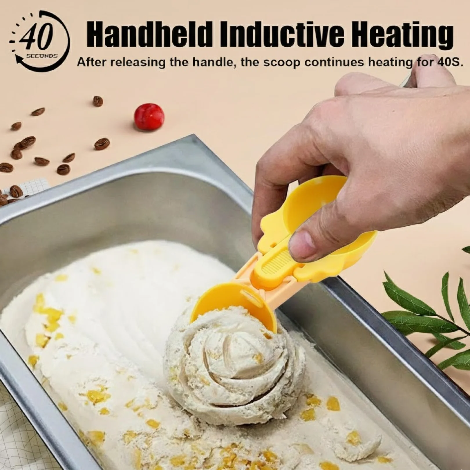 Plastic Premium Ice Cream Scoop Set – 2 Pcs - Image 9