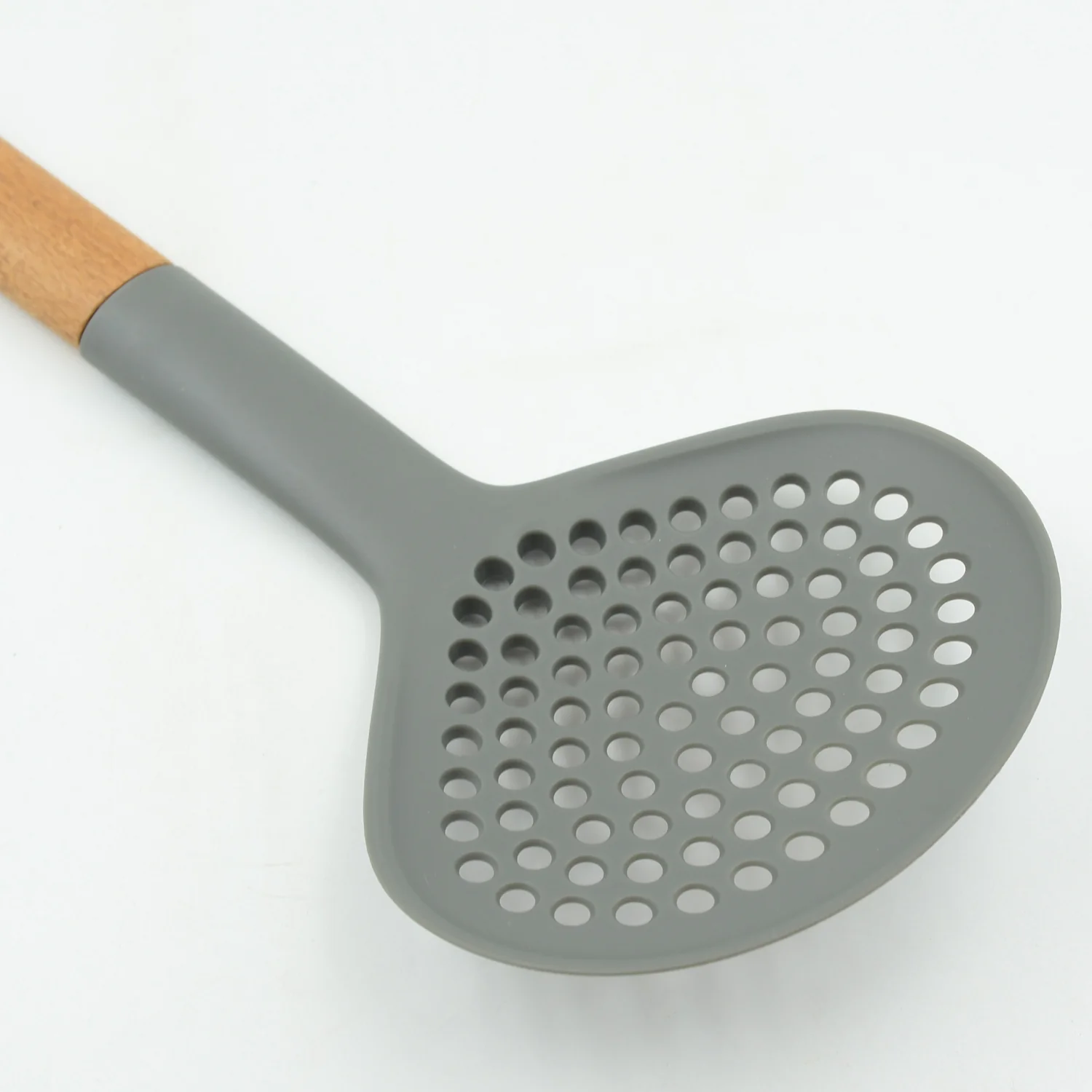 Plastic Kitchen Accessories Skimmer, Spatula Spoon & Soup Spoon Heat Resistant  Non Stick Spoons Kitchen Cookware Items Heat Resistant Plastic Kitchen Utensils for Cooking, BPA FREE Gadgets for Non-Stick Cookware (1 Pc ) - Image 5