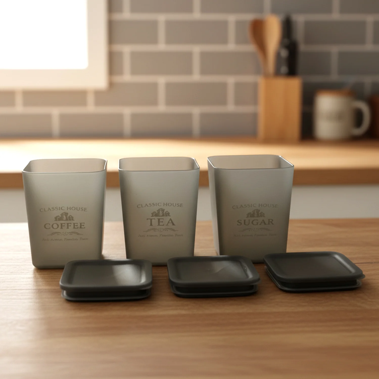 Plastic Kitchen Storage Container Set (3 Pc Set) - Image 5