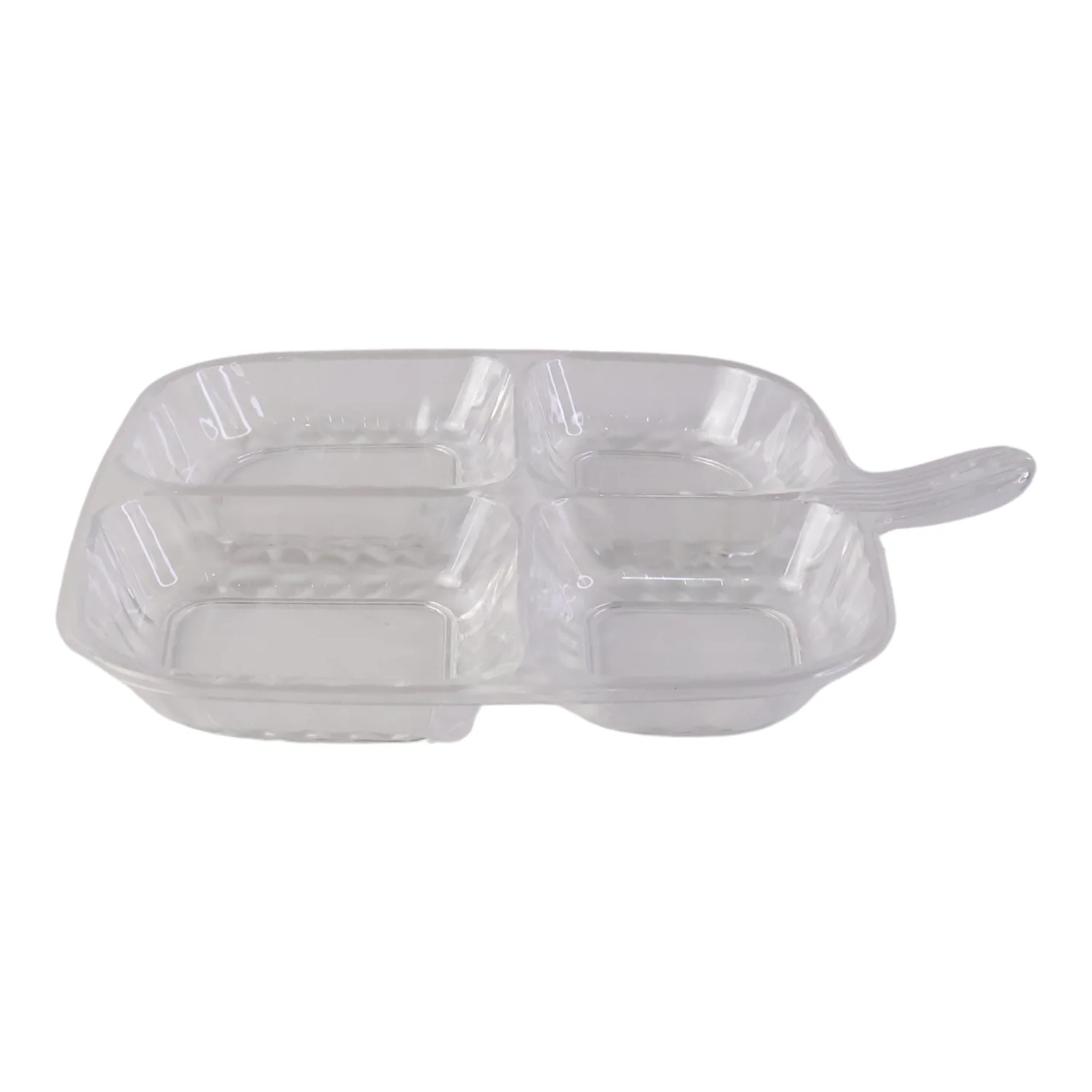 Plastic Kitchen Trays for Serving (4 Compartment / 1 Pc) - Image 10