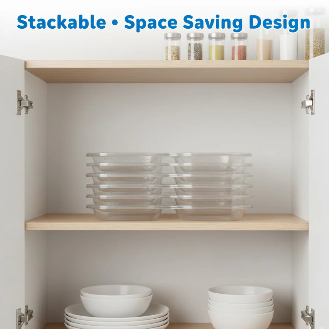 Plastic Kitchen Trays for Serving (4 Compartment / 1 Pc) - Image 3