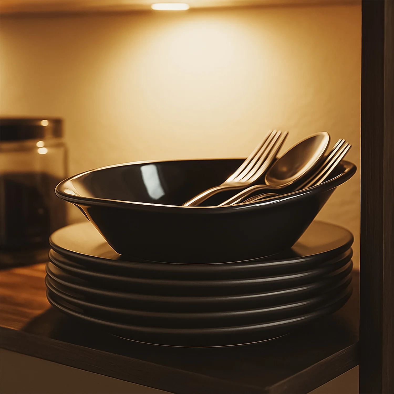 Plastic Marin Serving Bowl – Elegant Oval Deep Bowl (1 Pc / Balck) - Image 6