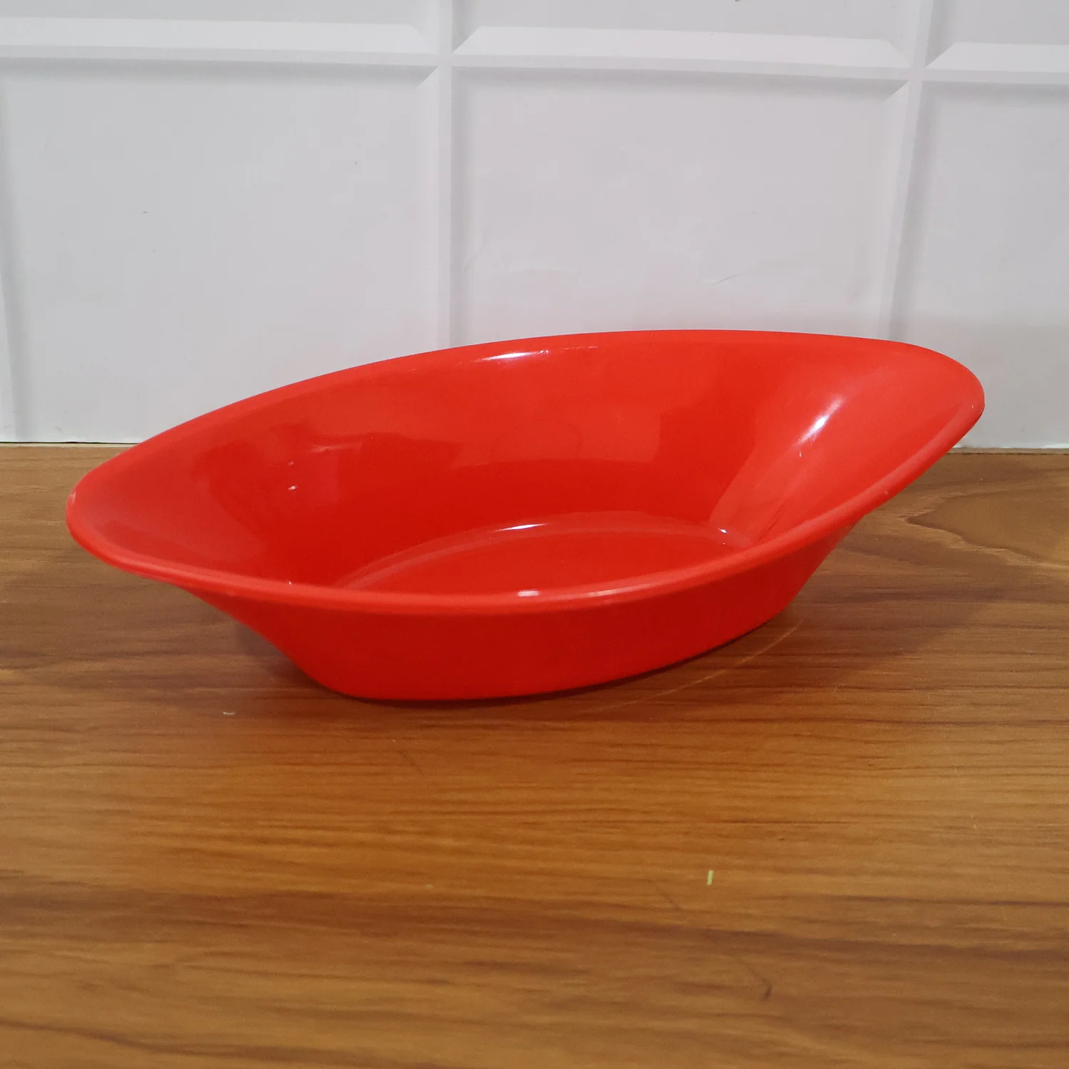 Plastic Marin Serving Bowl – Elegant Oval Deep Bowl (1 Pc / Red) - Image 8