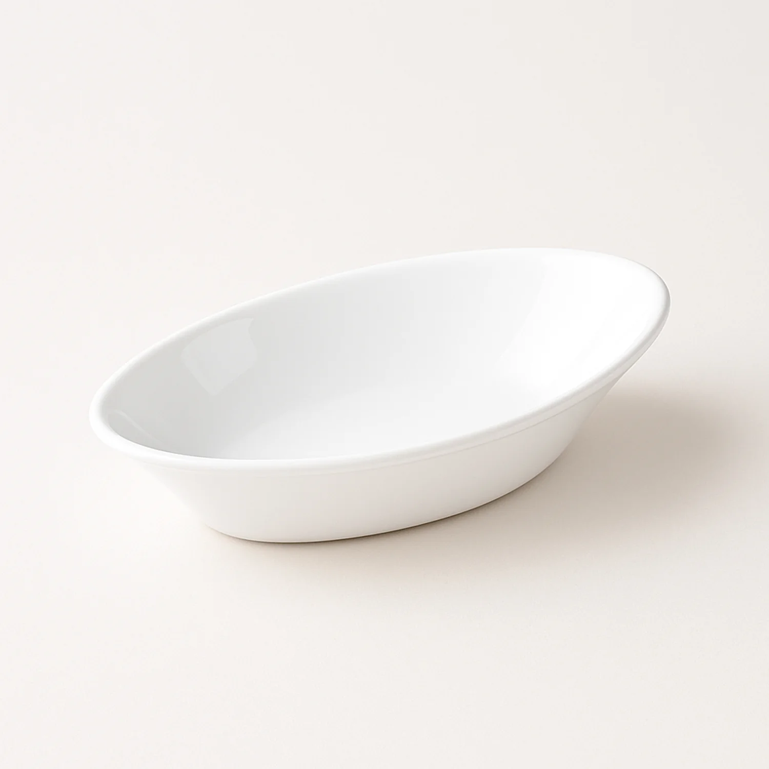 Plastic Marin Serving Bowl – Elegant Oval Deep Bowl (1 Pc / White) - Image 5