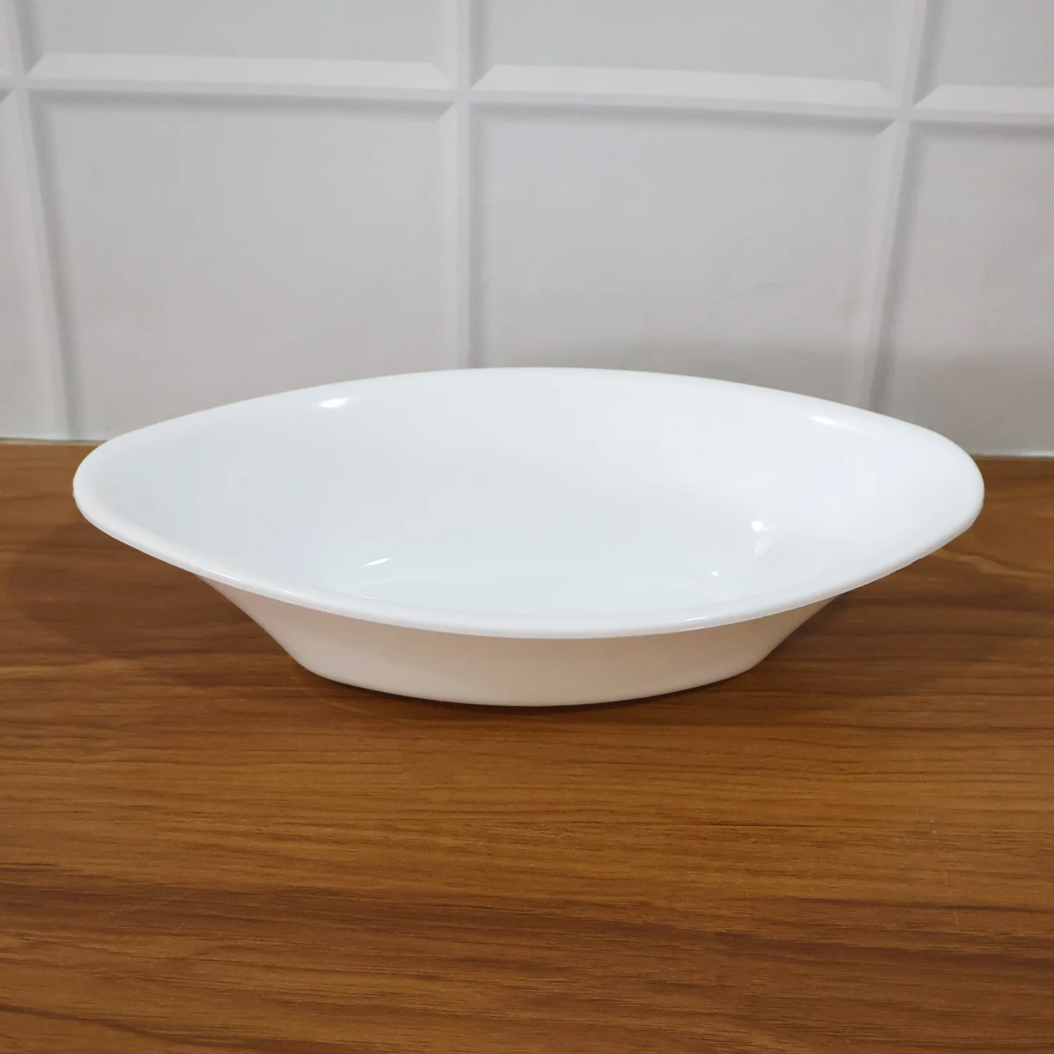 Plastic Marin Serving Bowl – Elegant Oval Deep Bowl (1 Pc / White) - Image 8