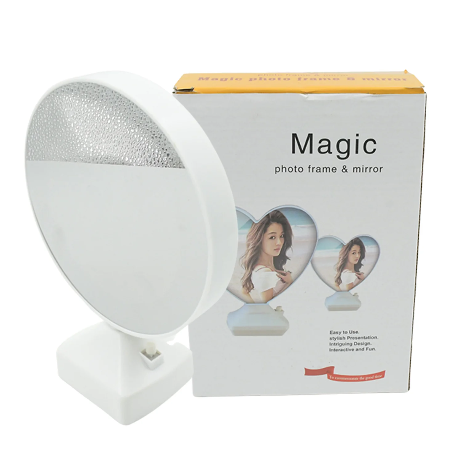 Plastic 2 in 1 Mirror Come Photo Frame with Led Light - Image 9