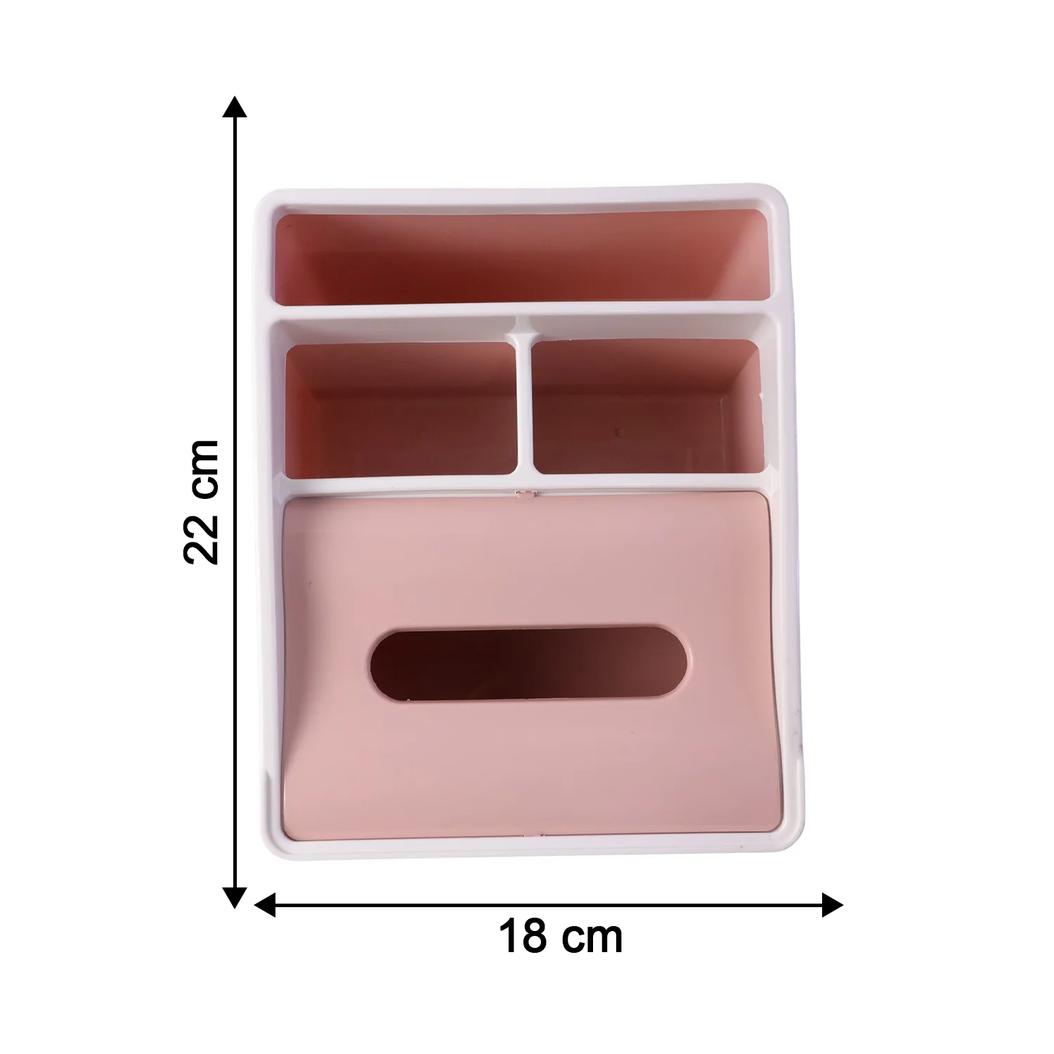 Plastic Multipurpose Storage Organizer Box with Compartments - Image 6