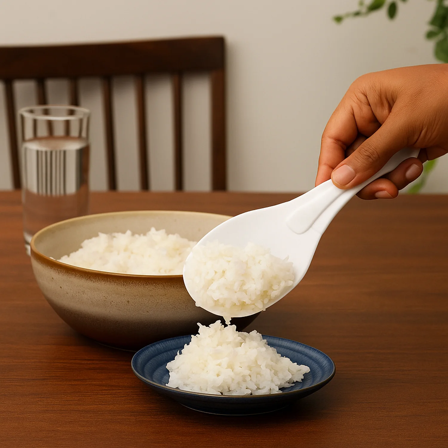 Plastic Non-Stick Rice Serving Paddle (1 Pc) - Image 3