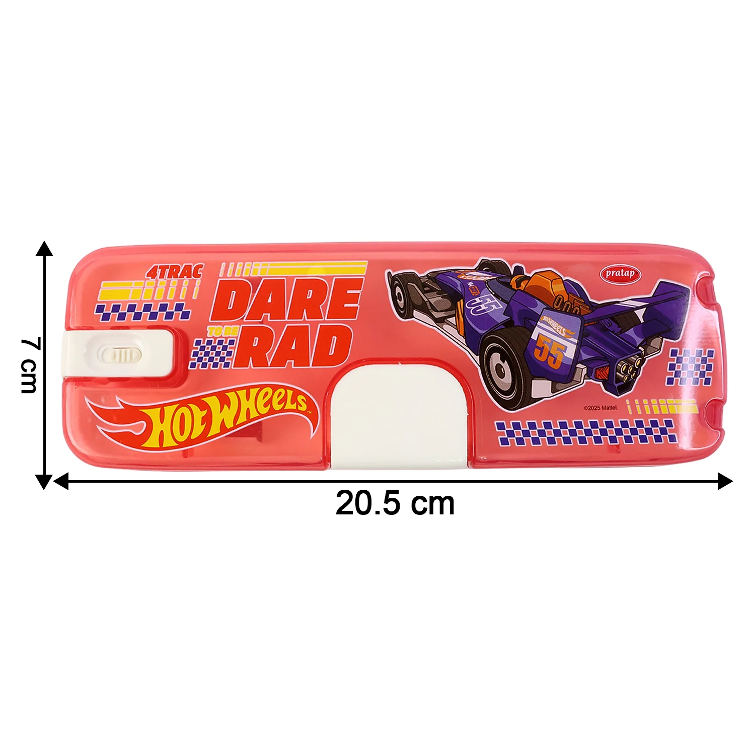 Plastic Pencil Box with LED Light & Cartoon Print (1 Pc) - Image 7
