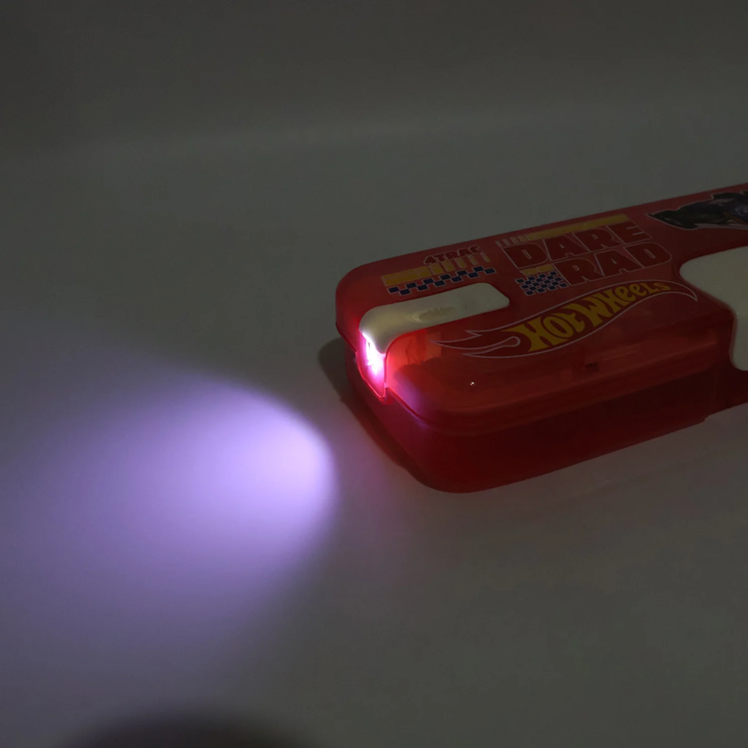 Plastic Pencil Box with LED Light & Cartoon Print (1 Pc) - Image 8