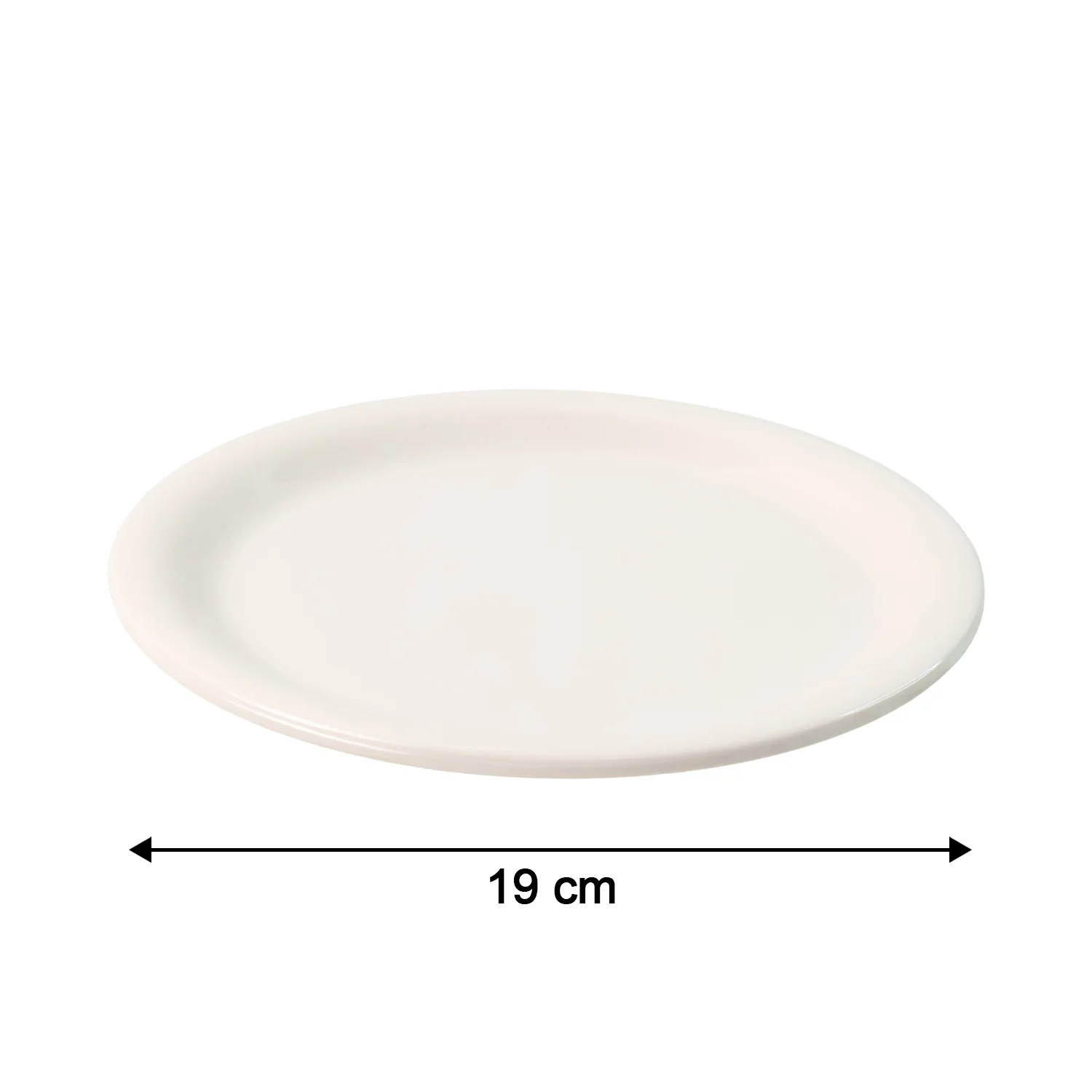 Plastic Round Dinner / Serving Plate – 19 cm (1 Pc) - Image 8