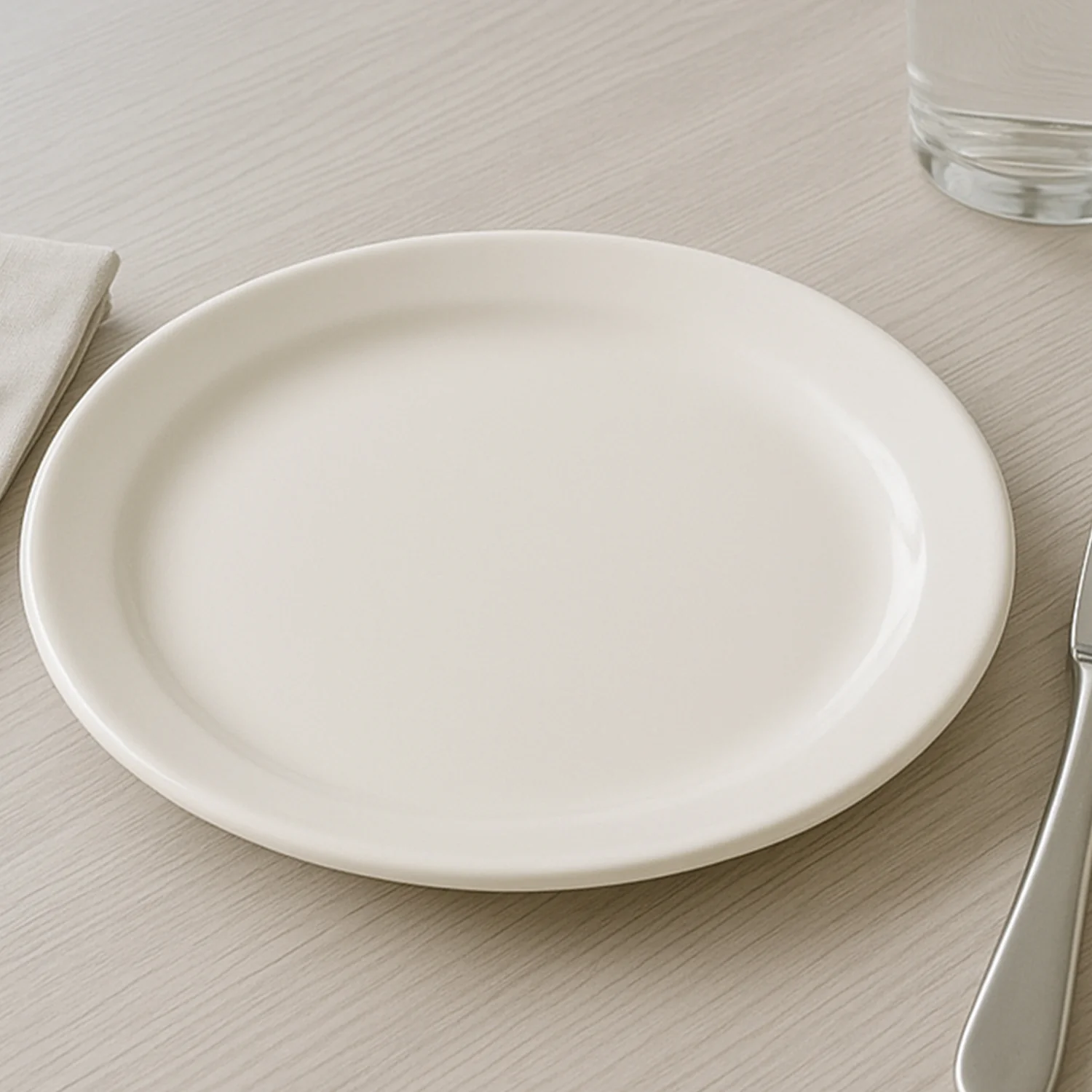 Plastic Round Dinner / Serving Plate – 23 cm (1 Pc) - Image 6
