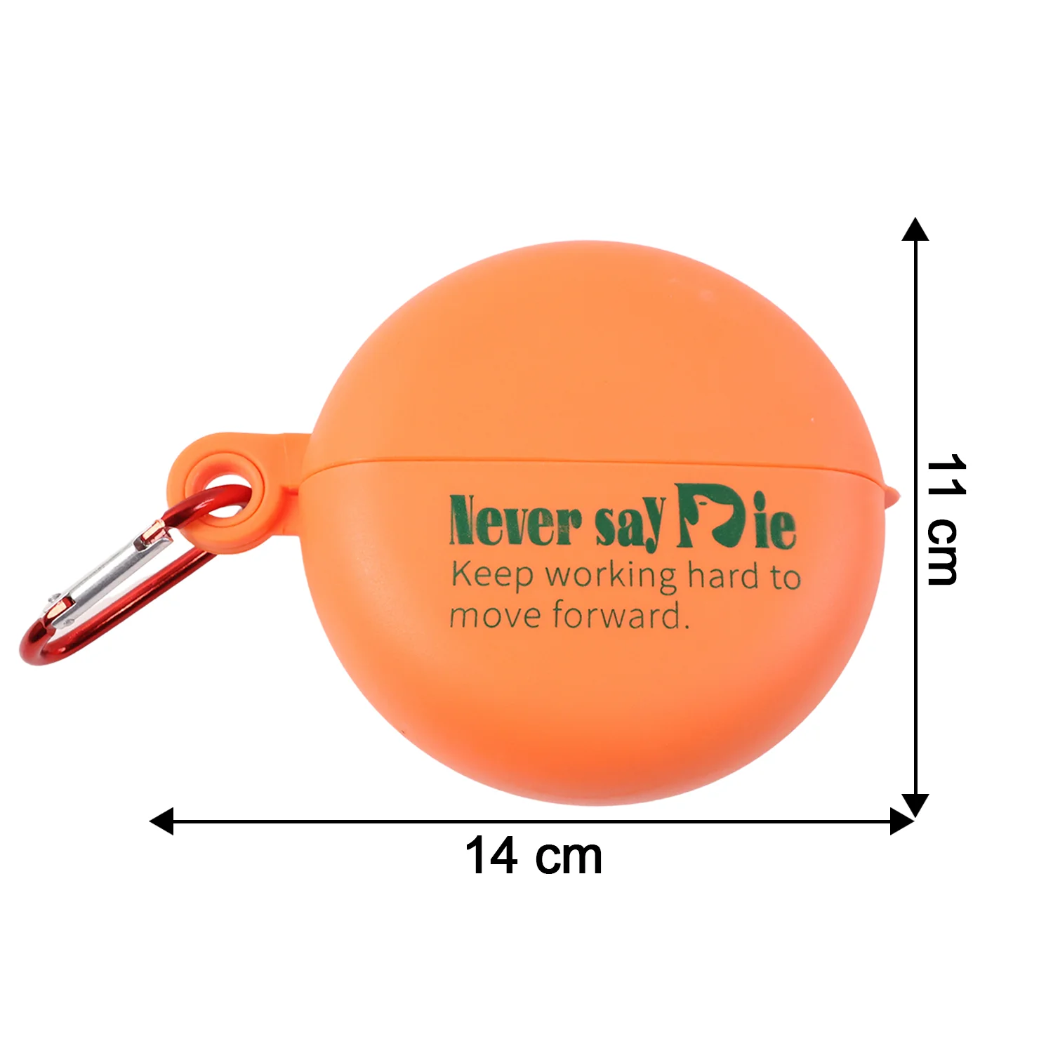 Plastic Round Multi-Purpose Empty Storage Box with Keychain (1 Pc) - Image 7