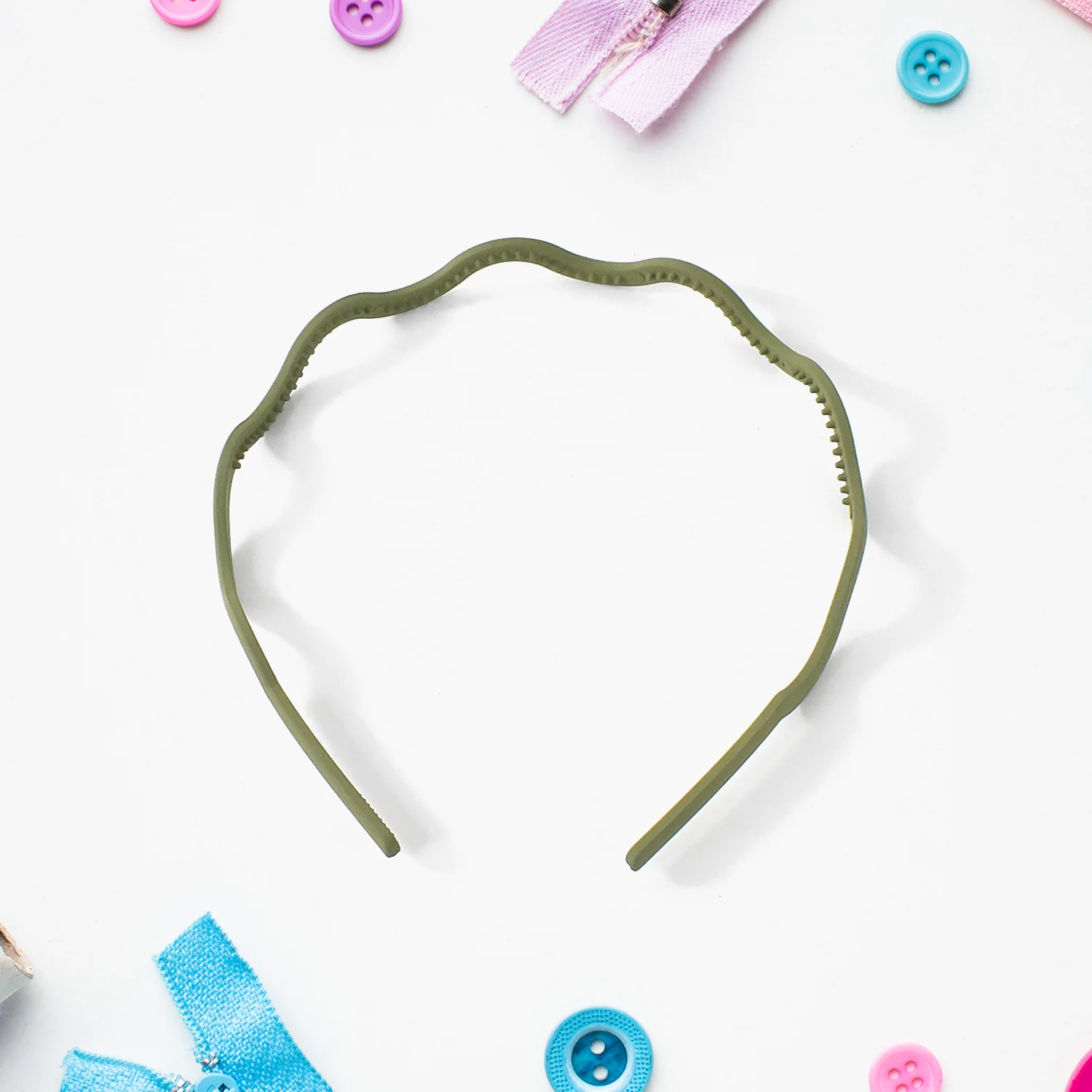Plastic Simple Headbands Comb Headbands Hairbands (1 Pc) - Image 3